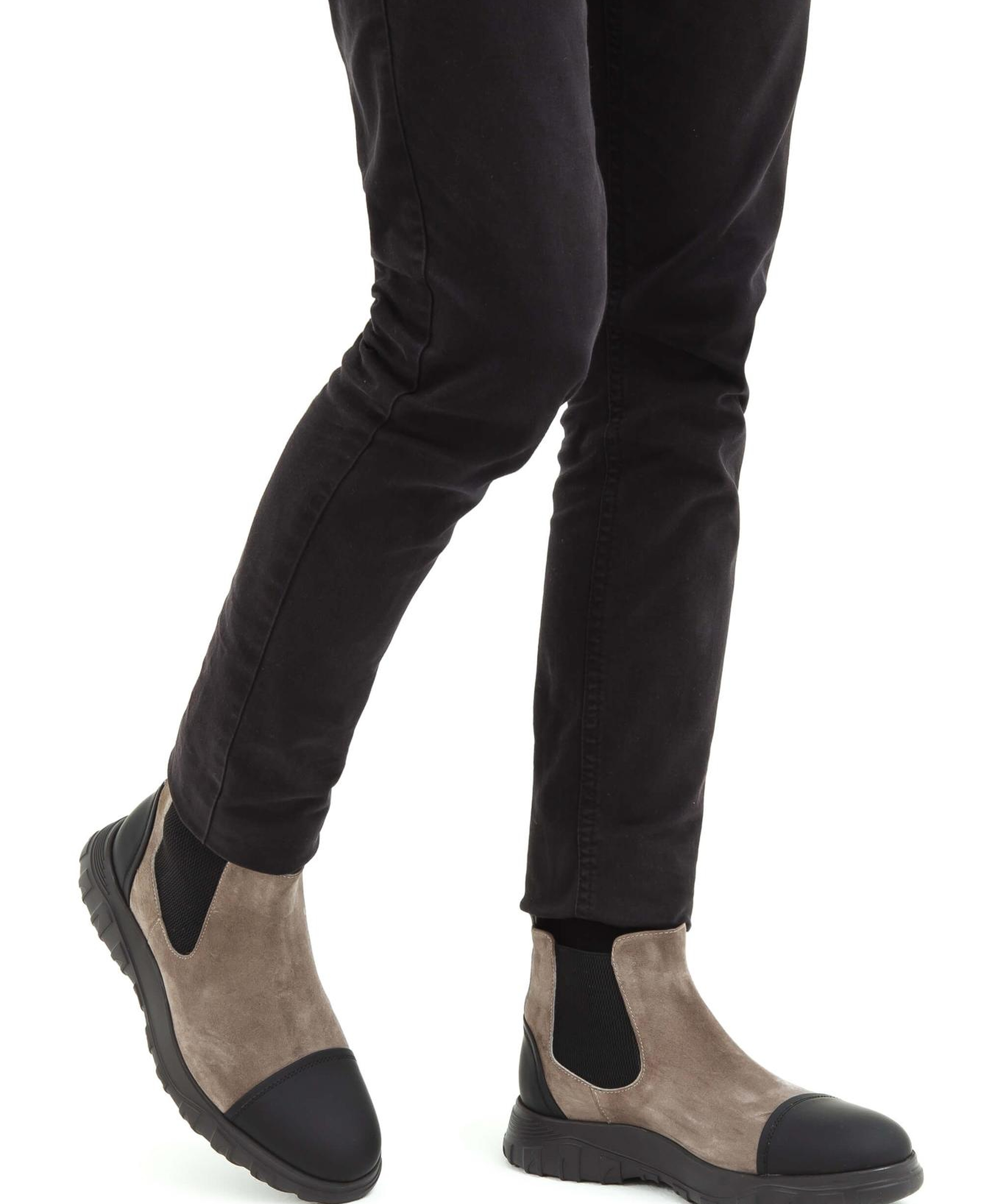 Tamer Tanca Erkek Hakiki Deri Vizon Süet Casual Bot