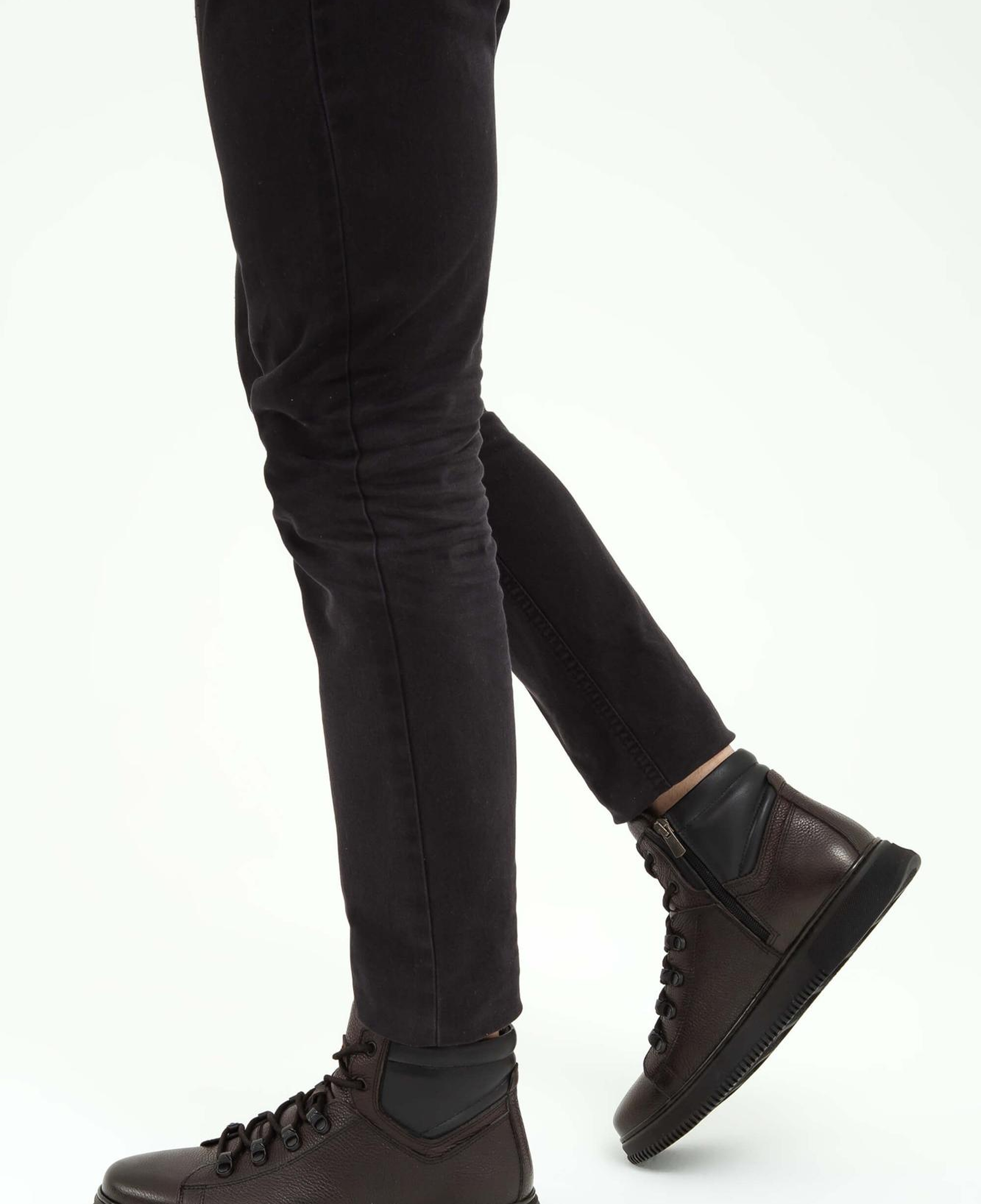 Tamer Tanca Erkek Hakiki Deri Kahverengi Casual Bot