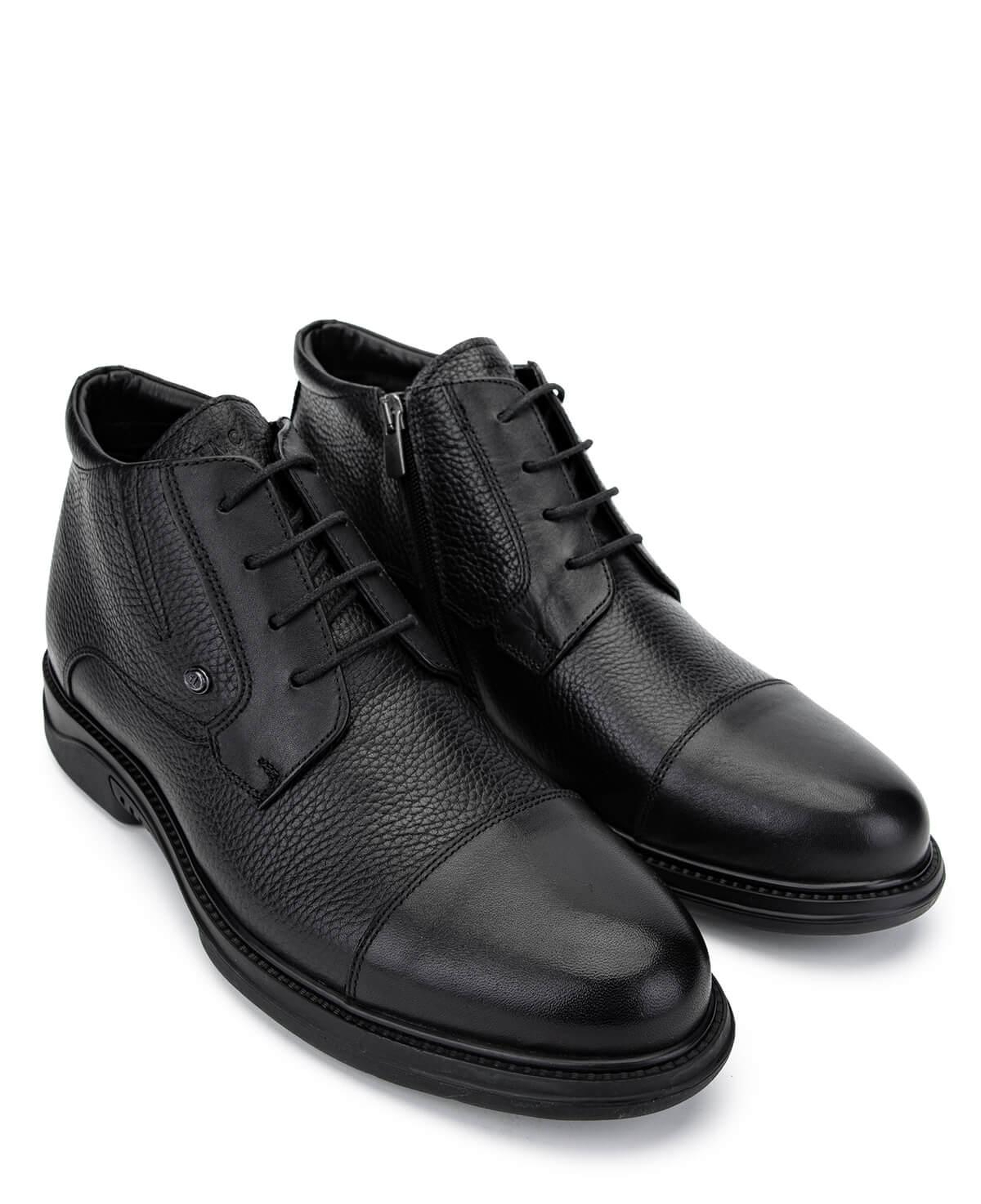 Tamer Tanca Erkek Hakiki Deri Siyah Deri Klasik Bot