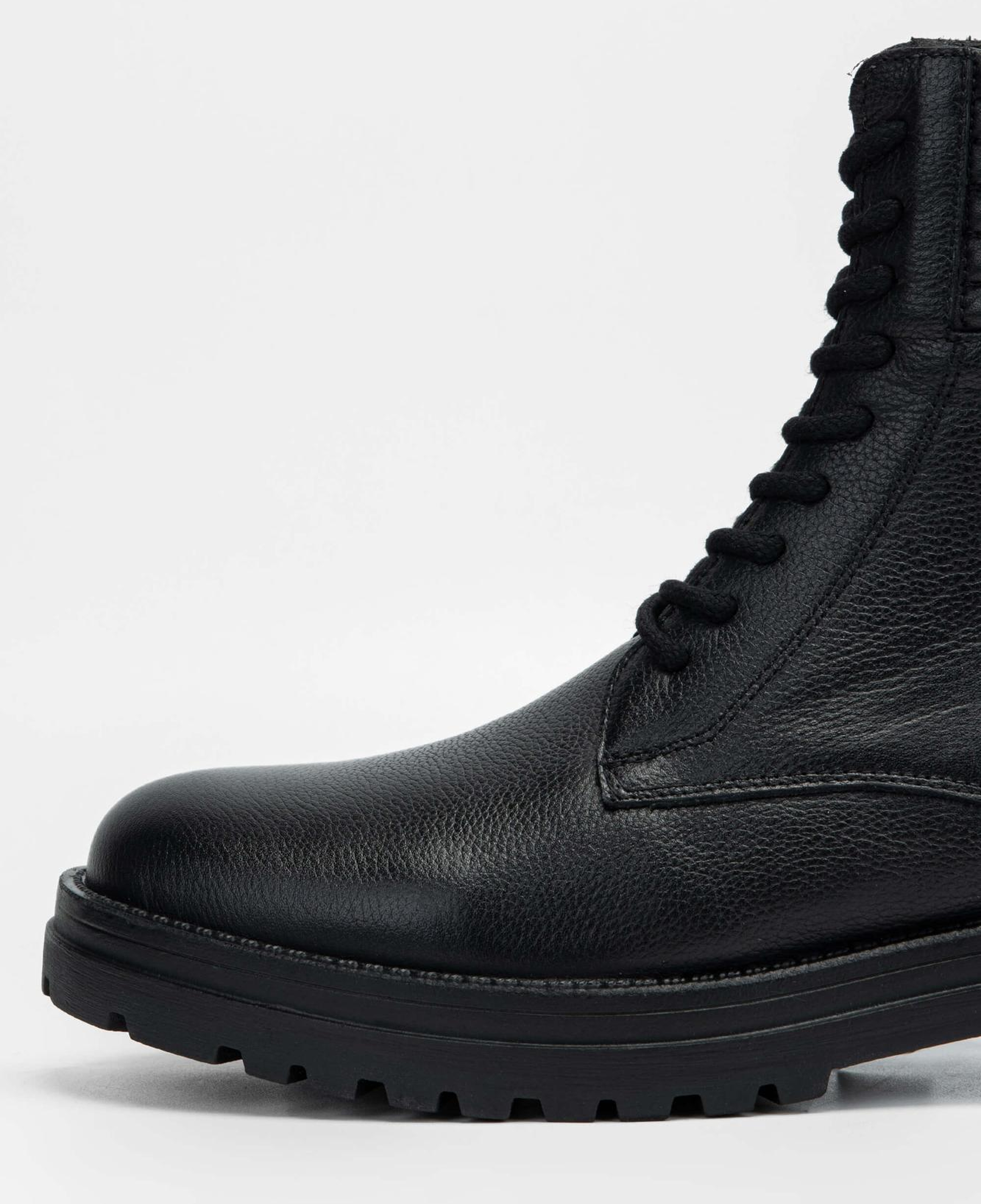 Tamer Tanca Erkek Hakiki Deri Siyah POSTAL Bot