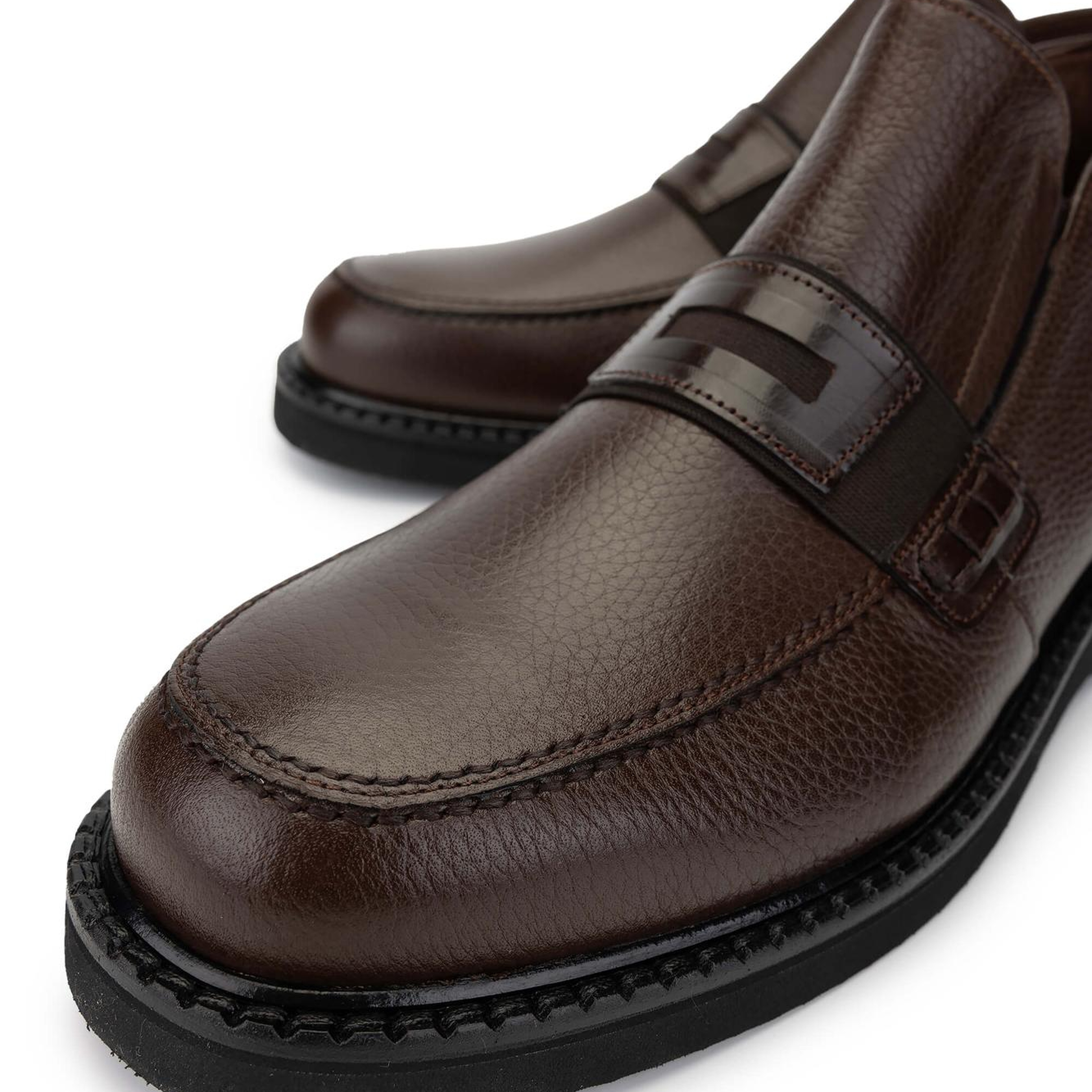 Tamer Tanca Erkek Hakiki Deri Kahverengi Klasik Bot