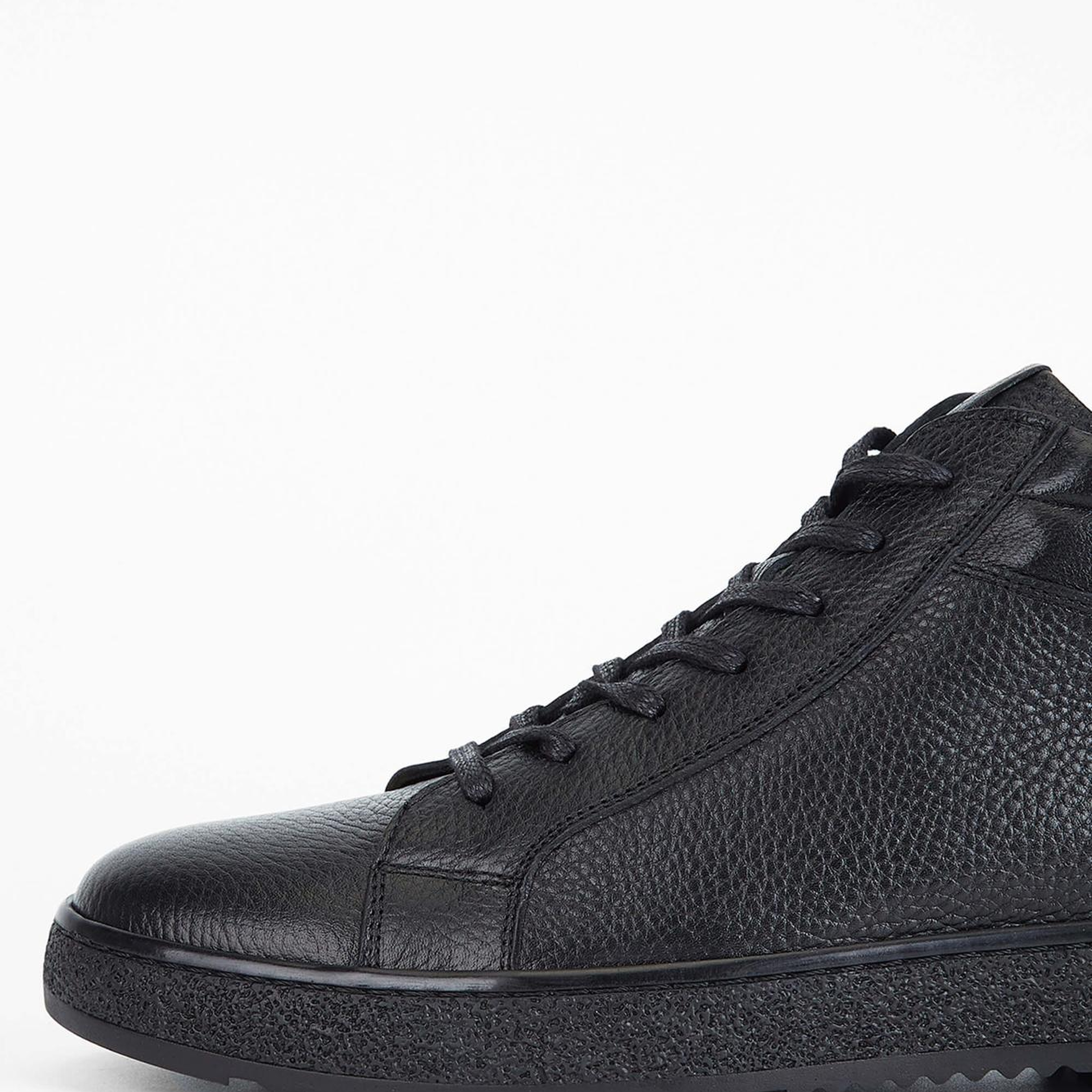 Tamer Tanca Erkek Hakiki Deri Siyah Casual Bot