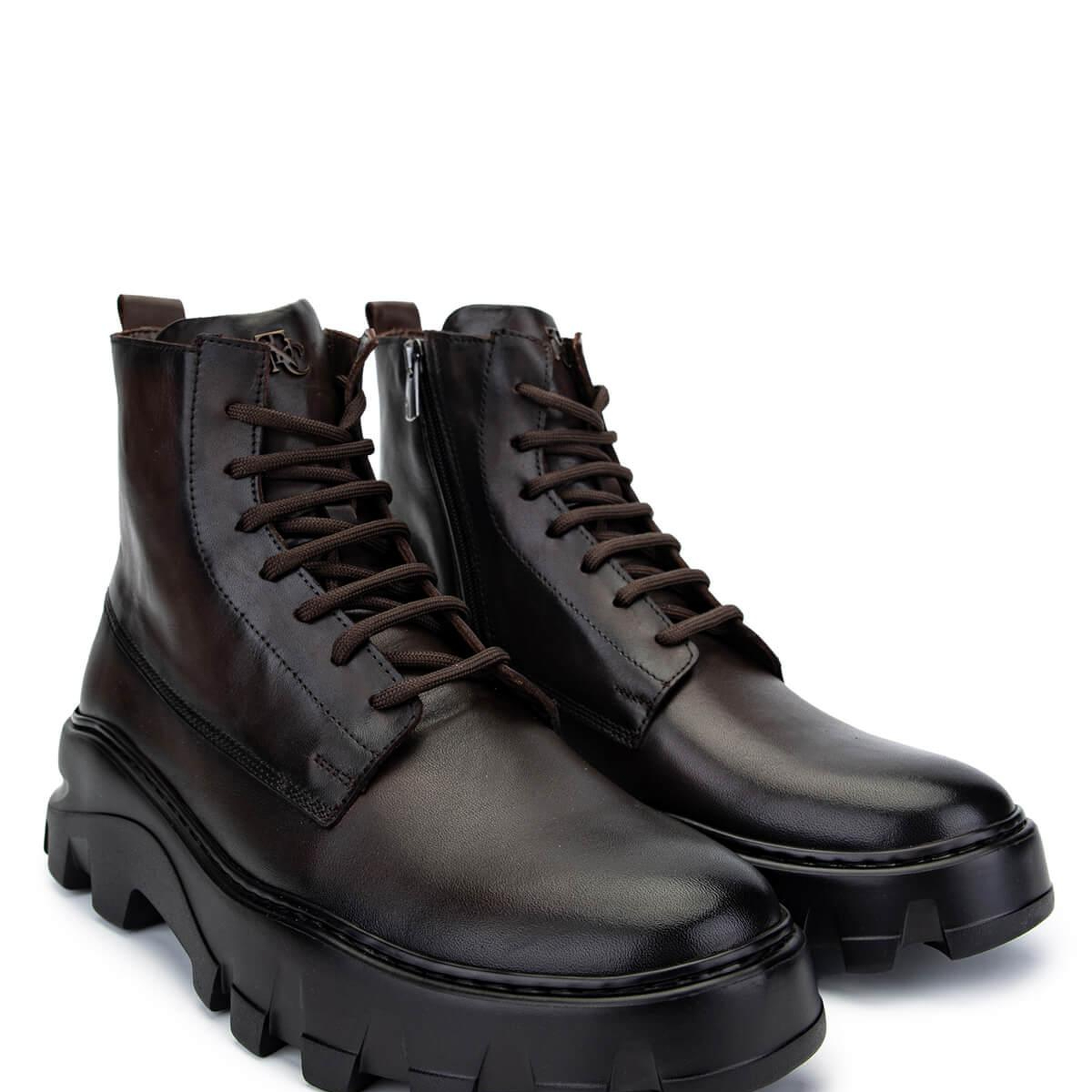 Tamer Tanca Erkek Hakiki Deri Kahverengi Casual Bot