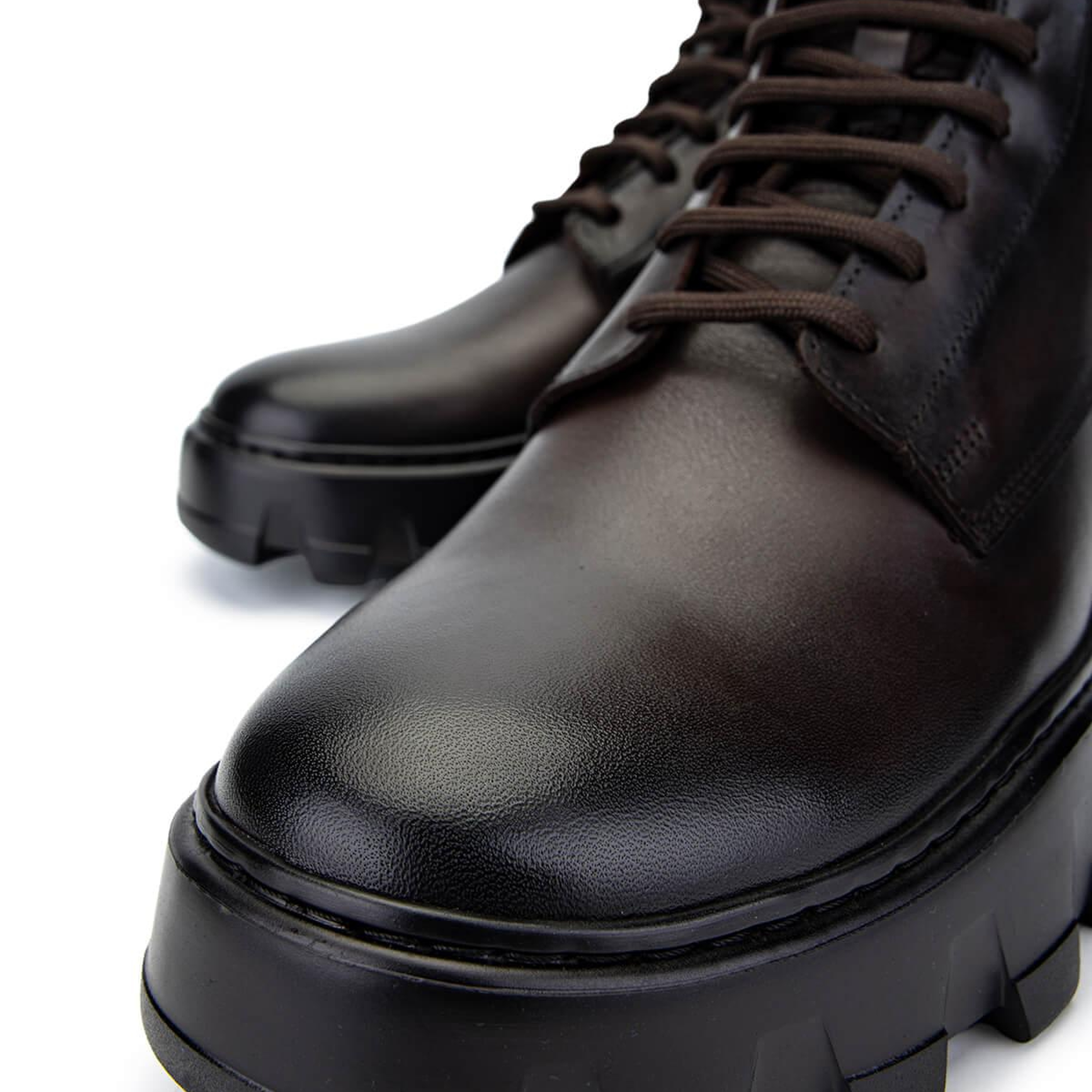 Tamer Tanca Erkek Hakiki Deri Kahverengi Casual Bot