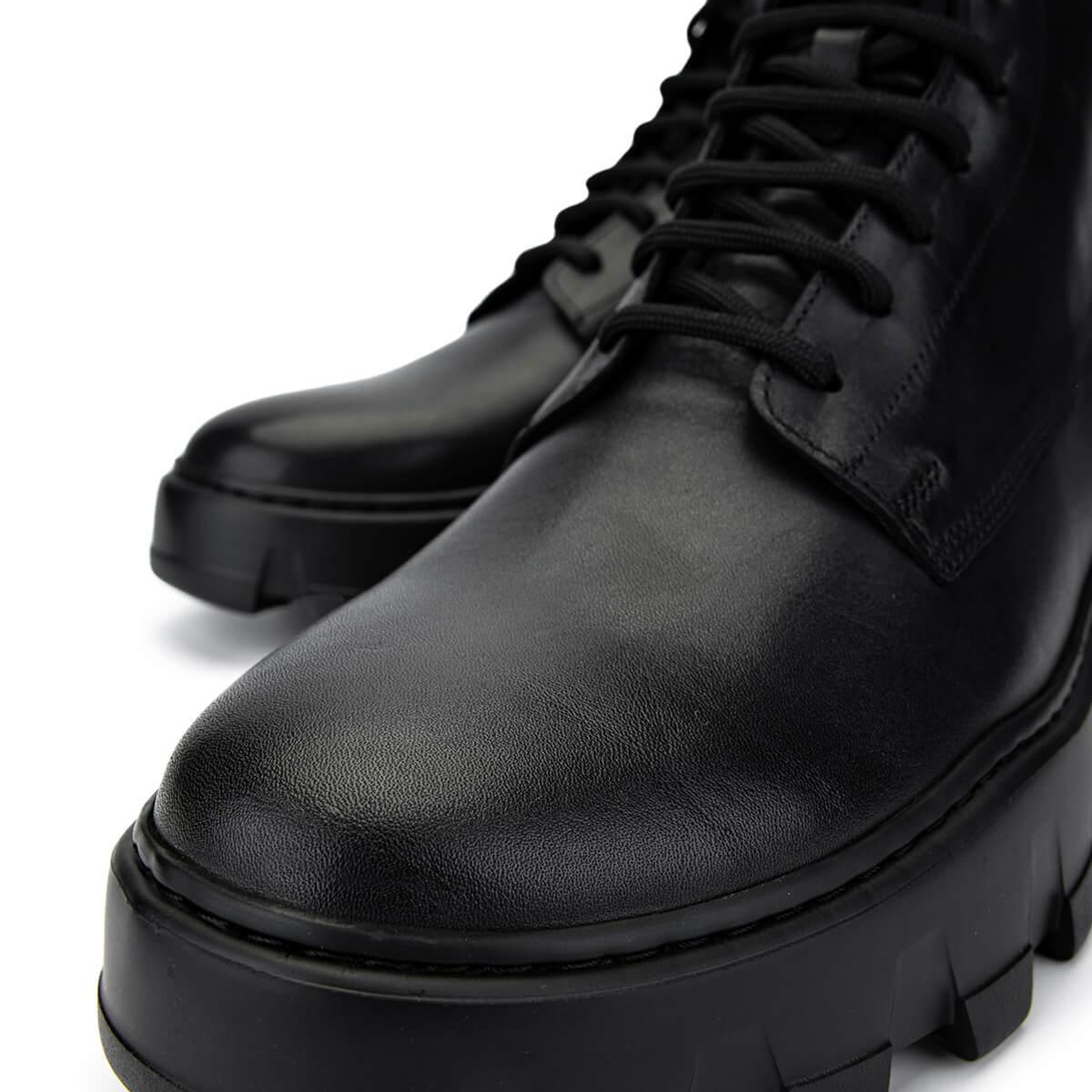 Tamer Tanca Erkek Hakiki Deri Siyah Deri Casual Bot