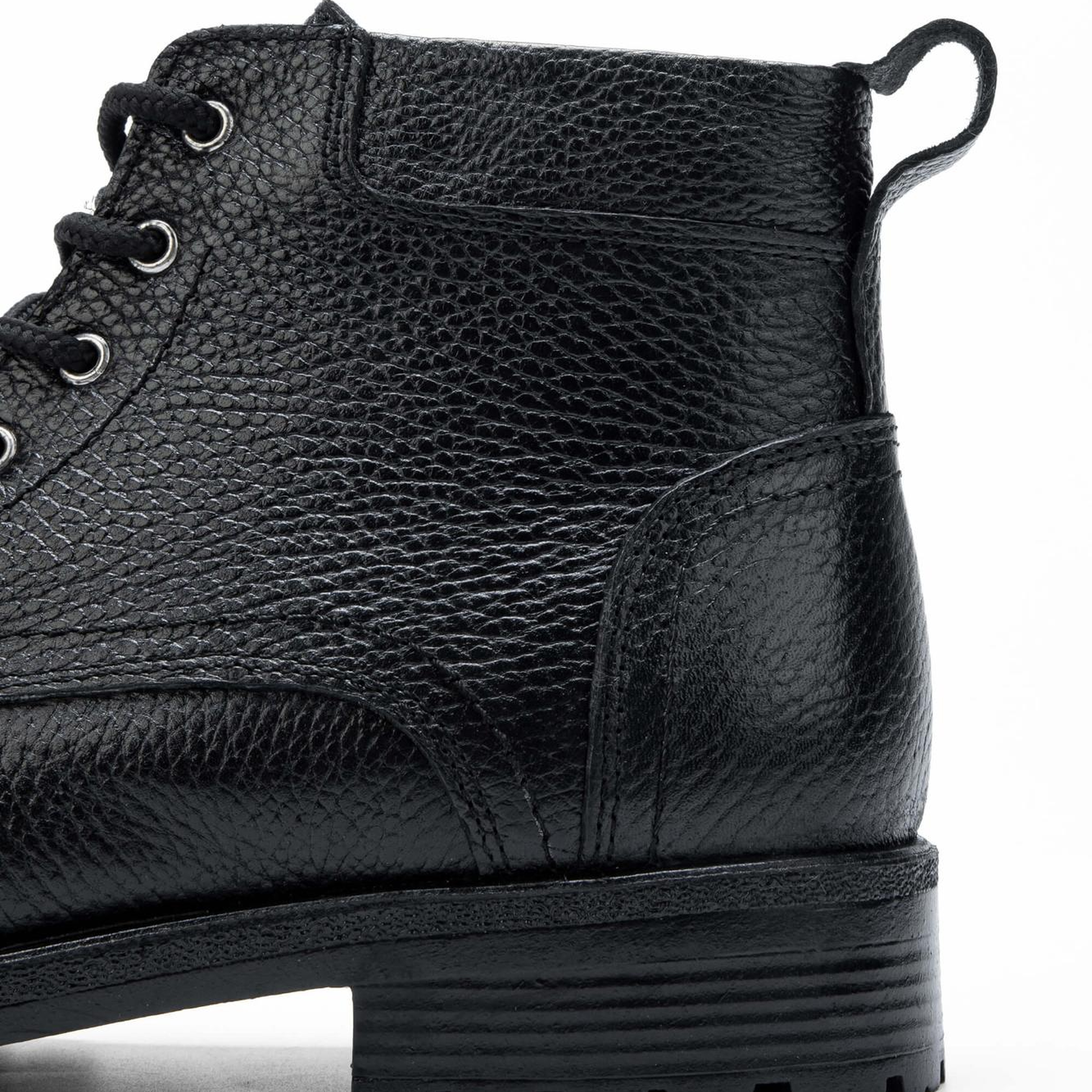 Tamer Tanca Erkek Hakiki Deri Siyah Casual Bot