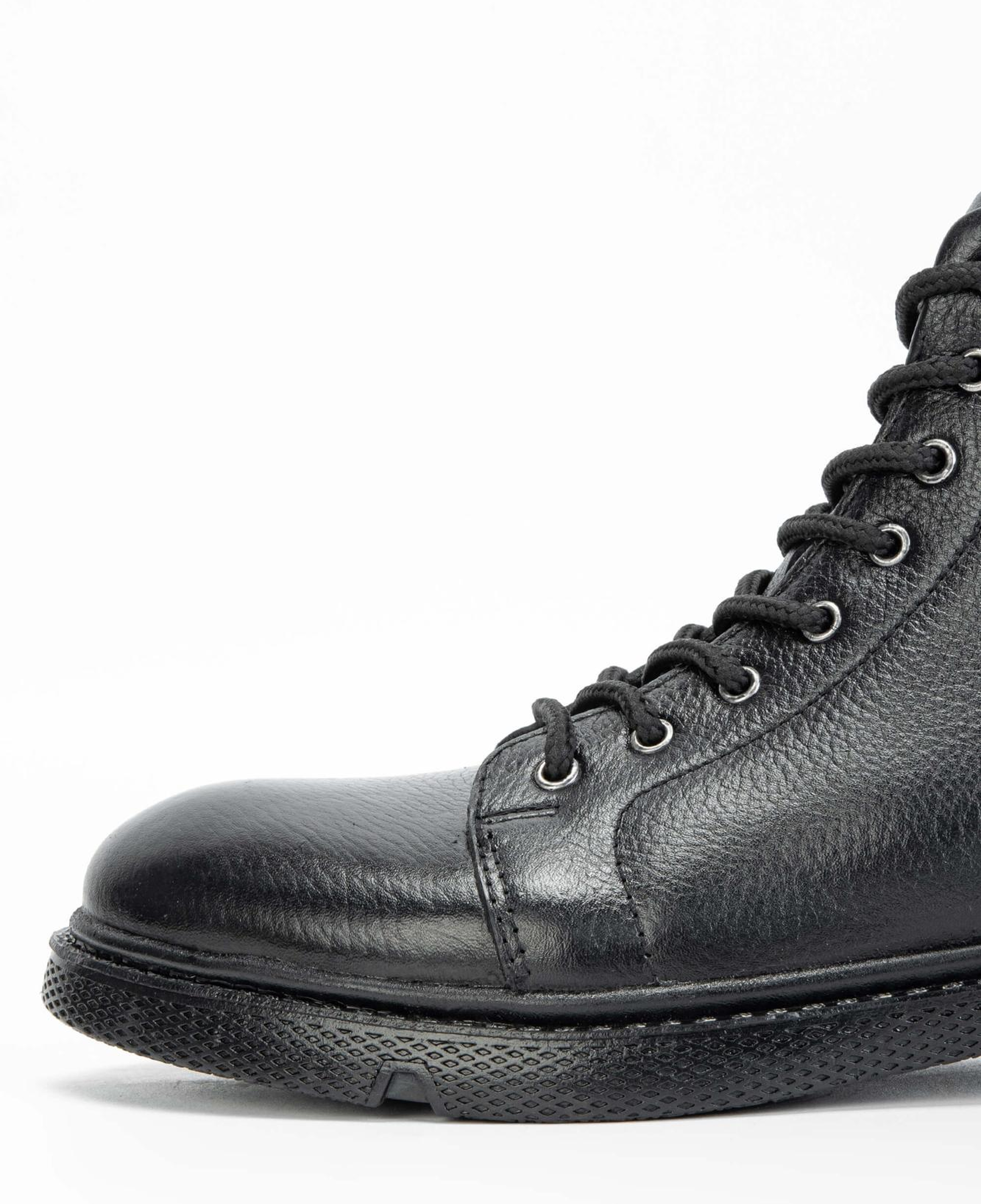 Tamer Tanca Erkek Hakiki Deri Siyah Casual Bot