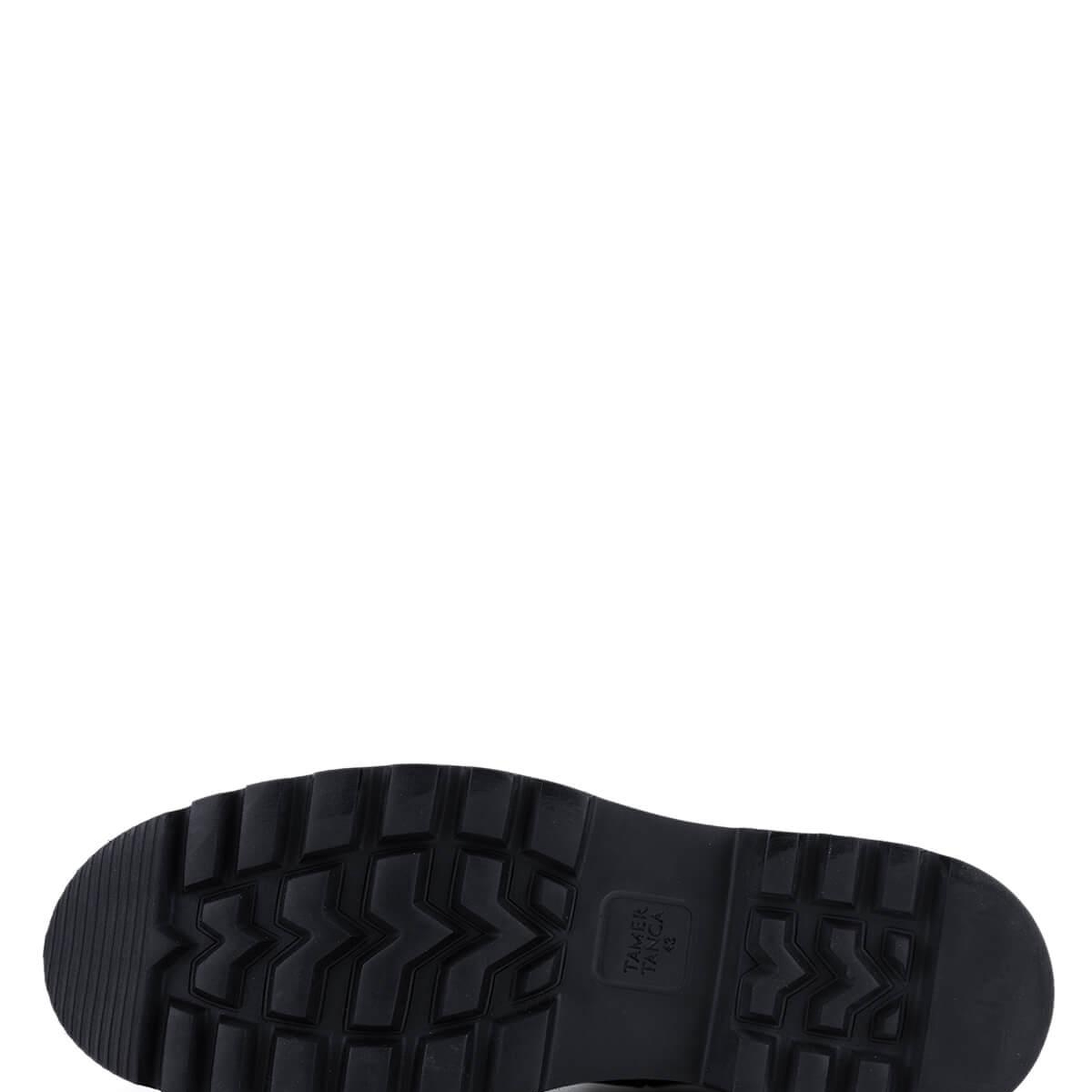 Tamer Tanca Erkek Hakiki Deri Siyah Casual Bot