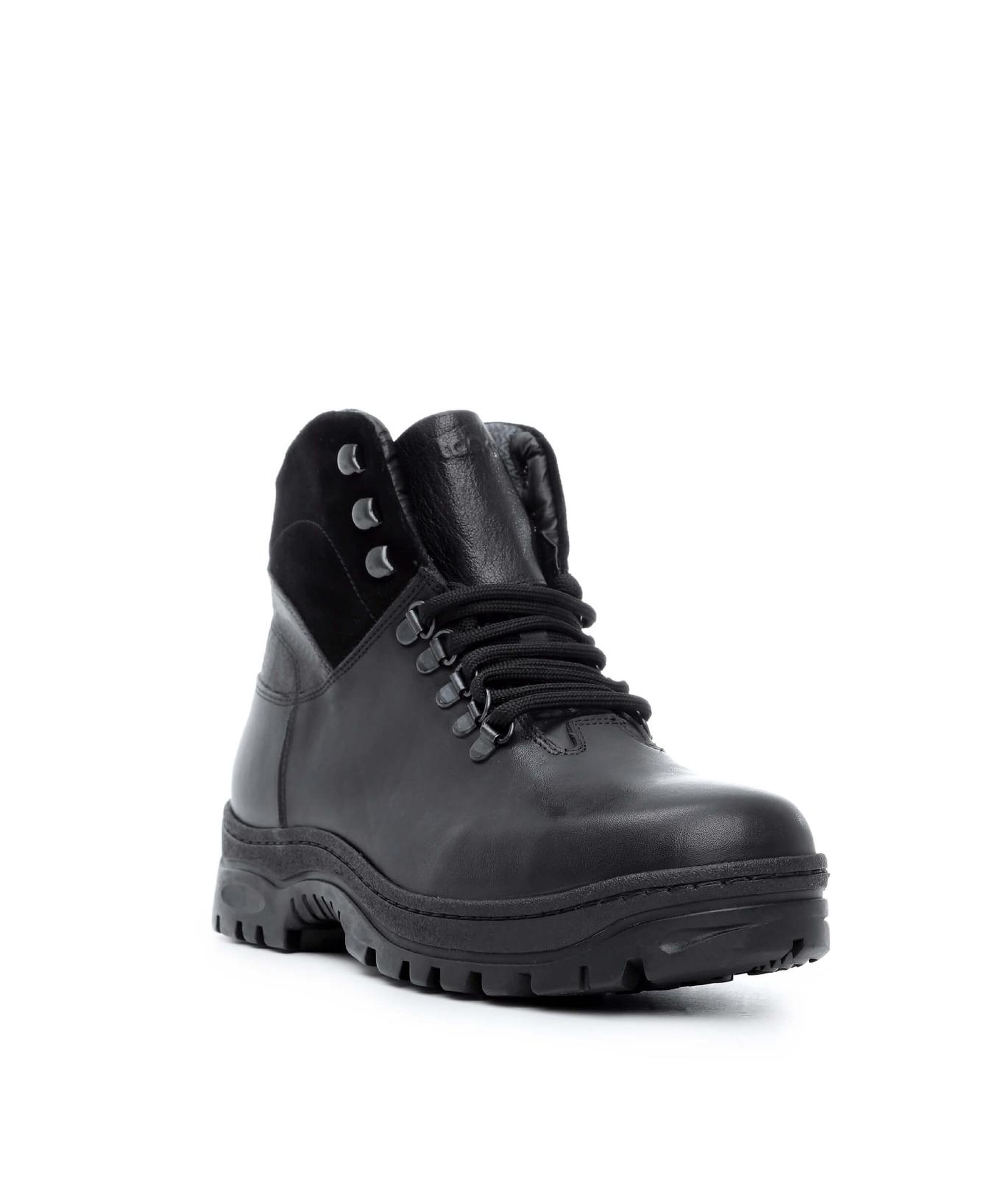 Tamer Tanca Erkek Hakiki Deri Siyah Casual Bot