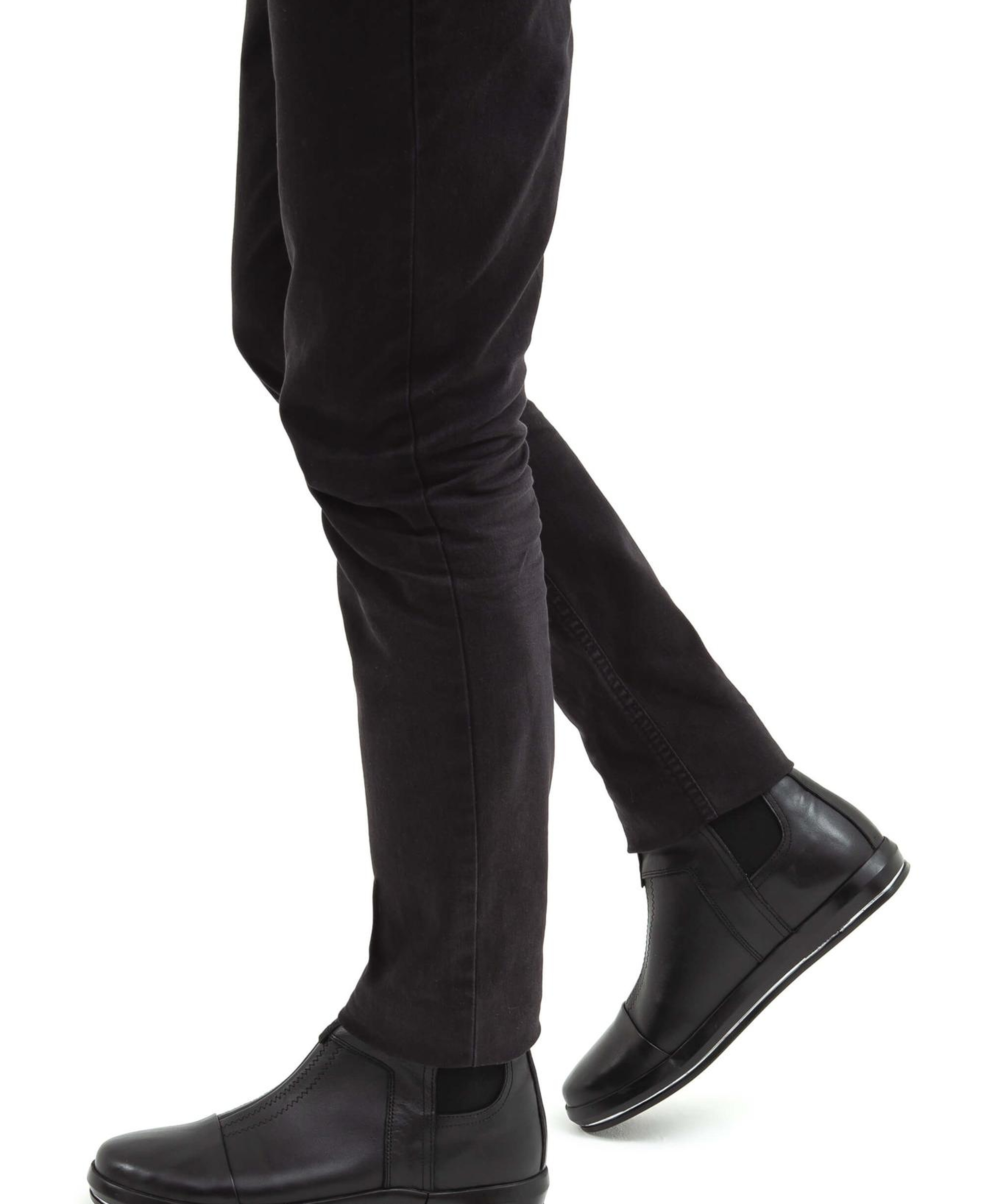 Tamer Tanca Erkek Hakiki Deri Siyah Casual Bot