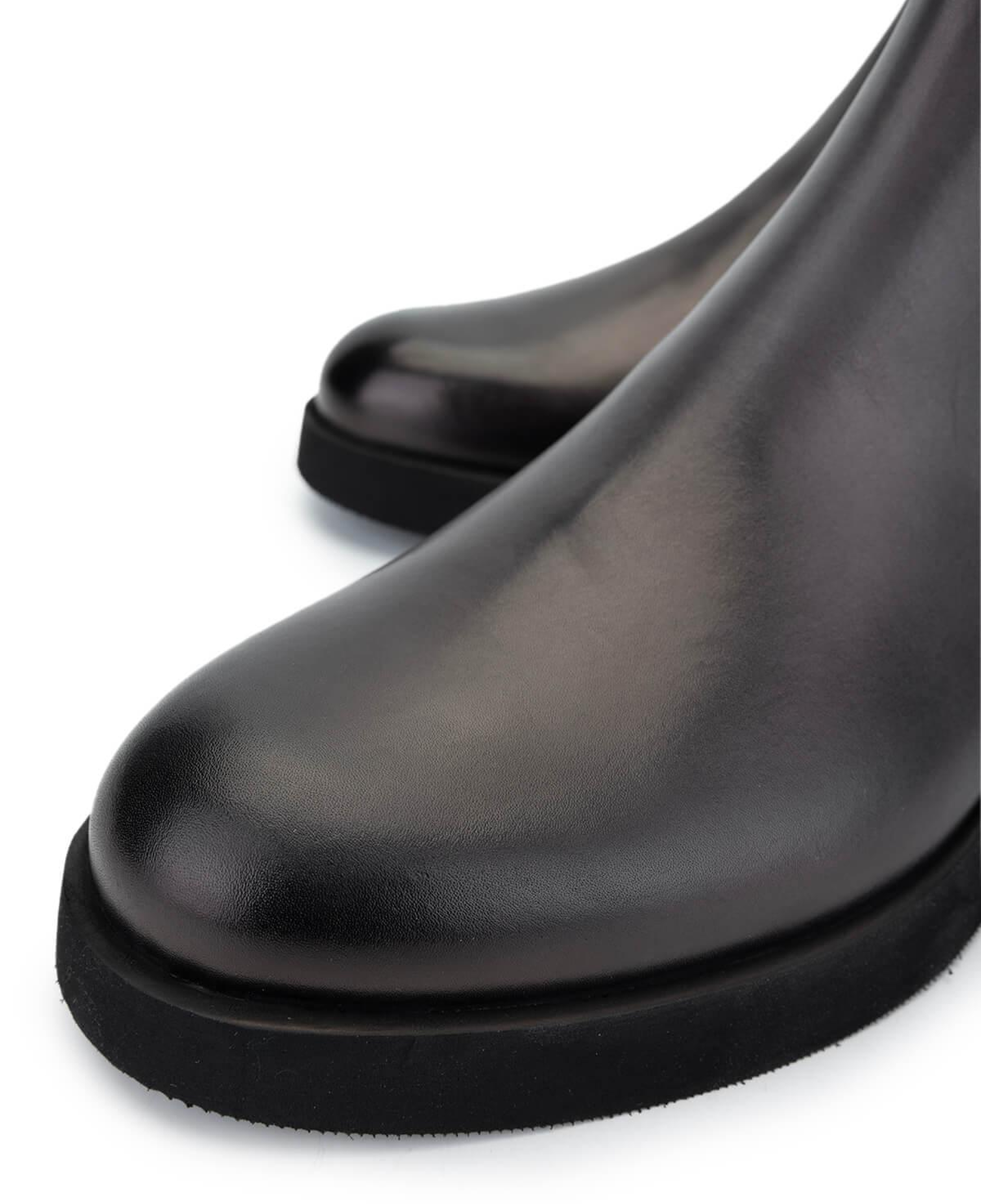 Tamer Tanca Erkek Hakiki Deri Gri Casual Bot