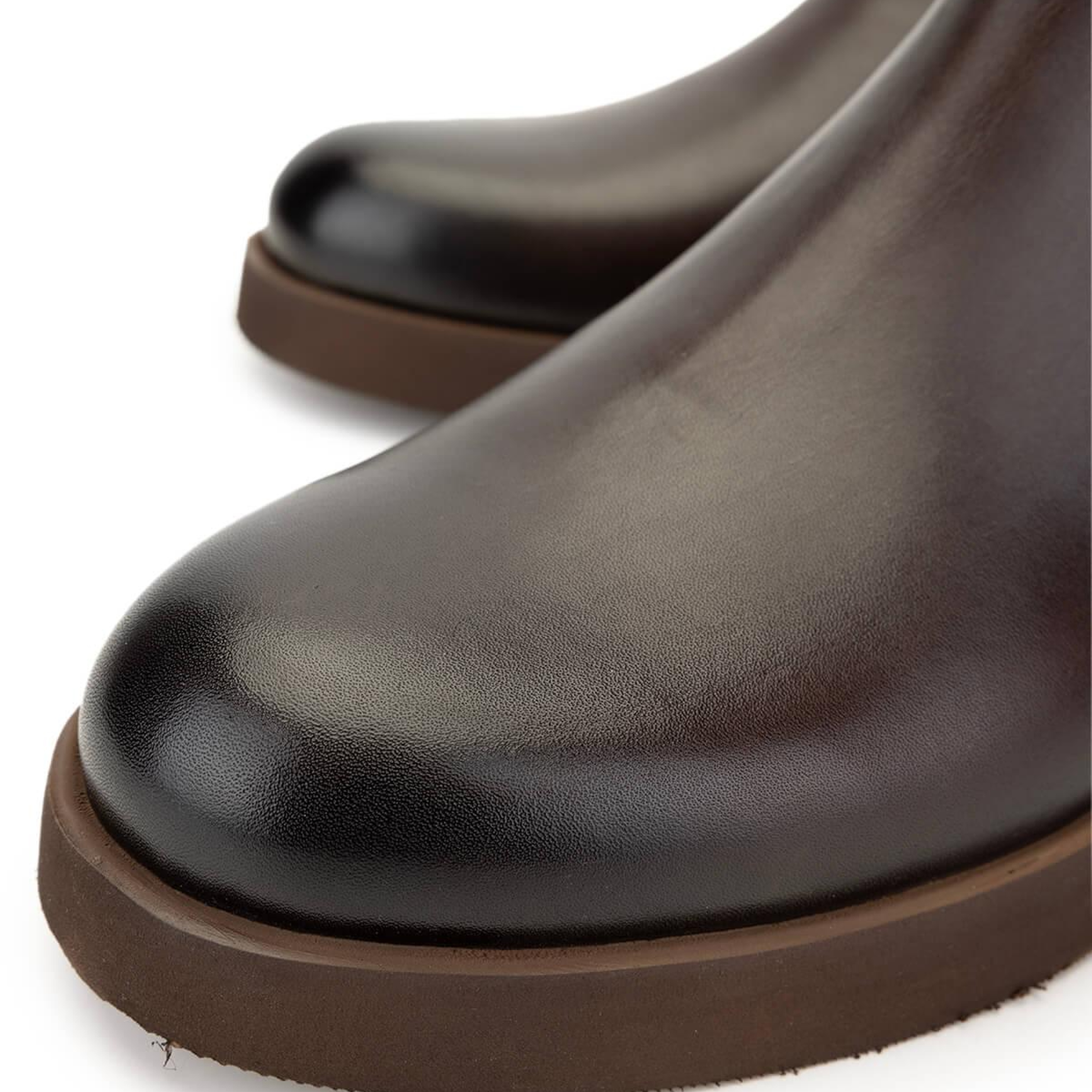 Tamer Tanca Erkek Hakiki Deri Kahverengi Casual Bot