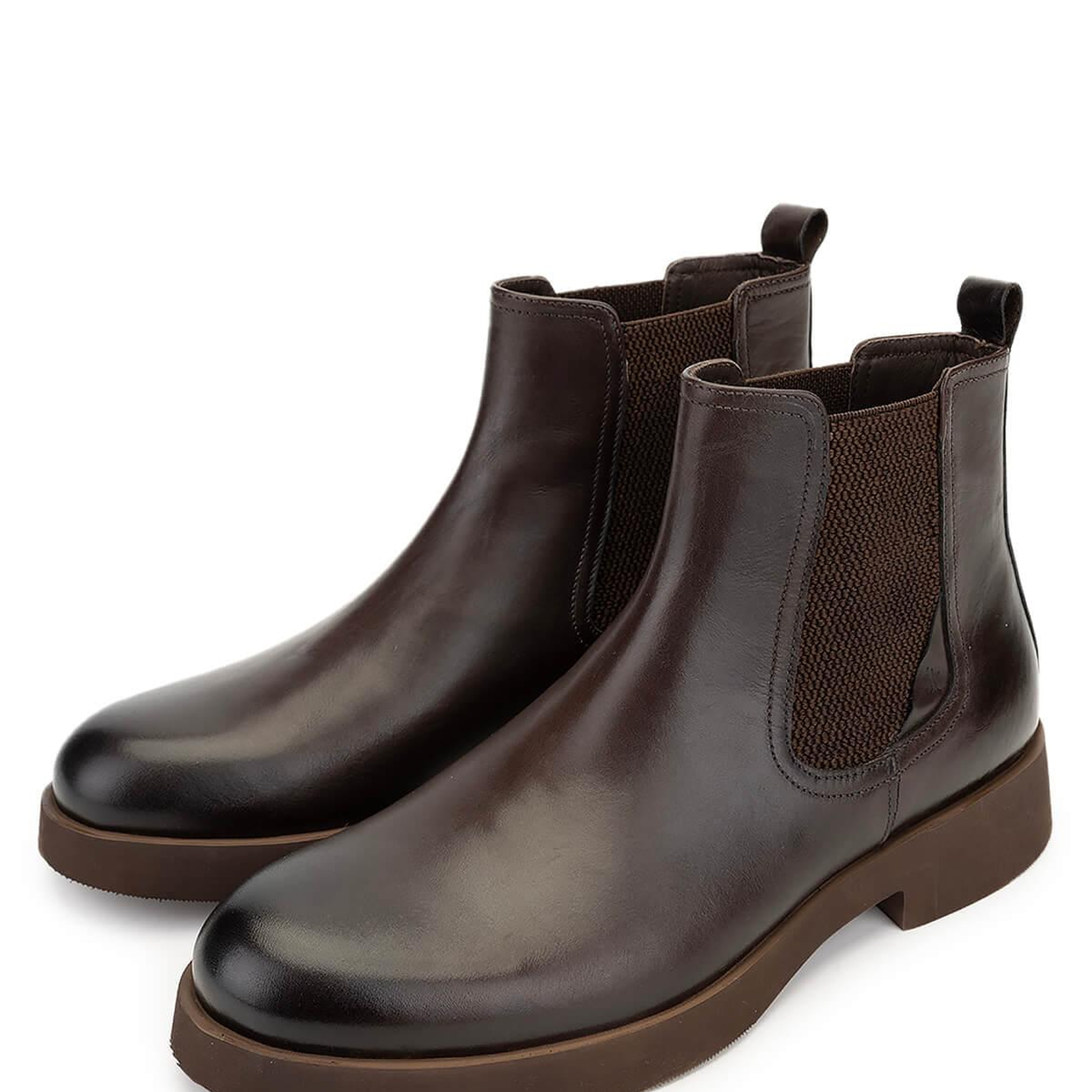 Tamer Tanca Erkek Hakiki Deri Kahverengi Casual Bot