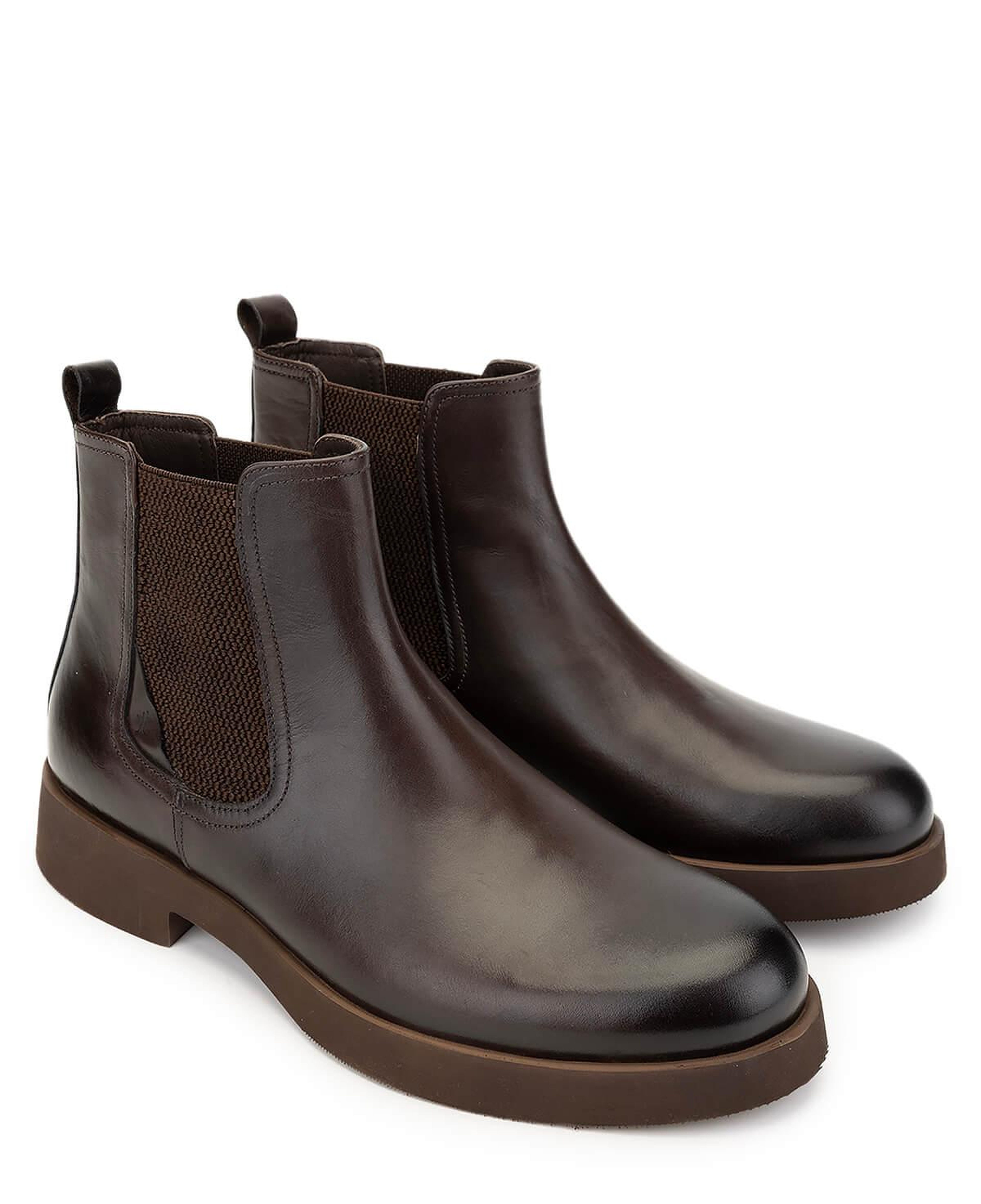 Tamer Tanca Erkek Hakiki Deri Kahverengi Casual Bot