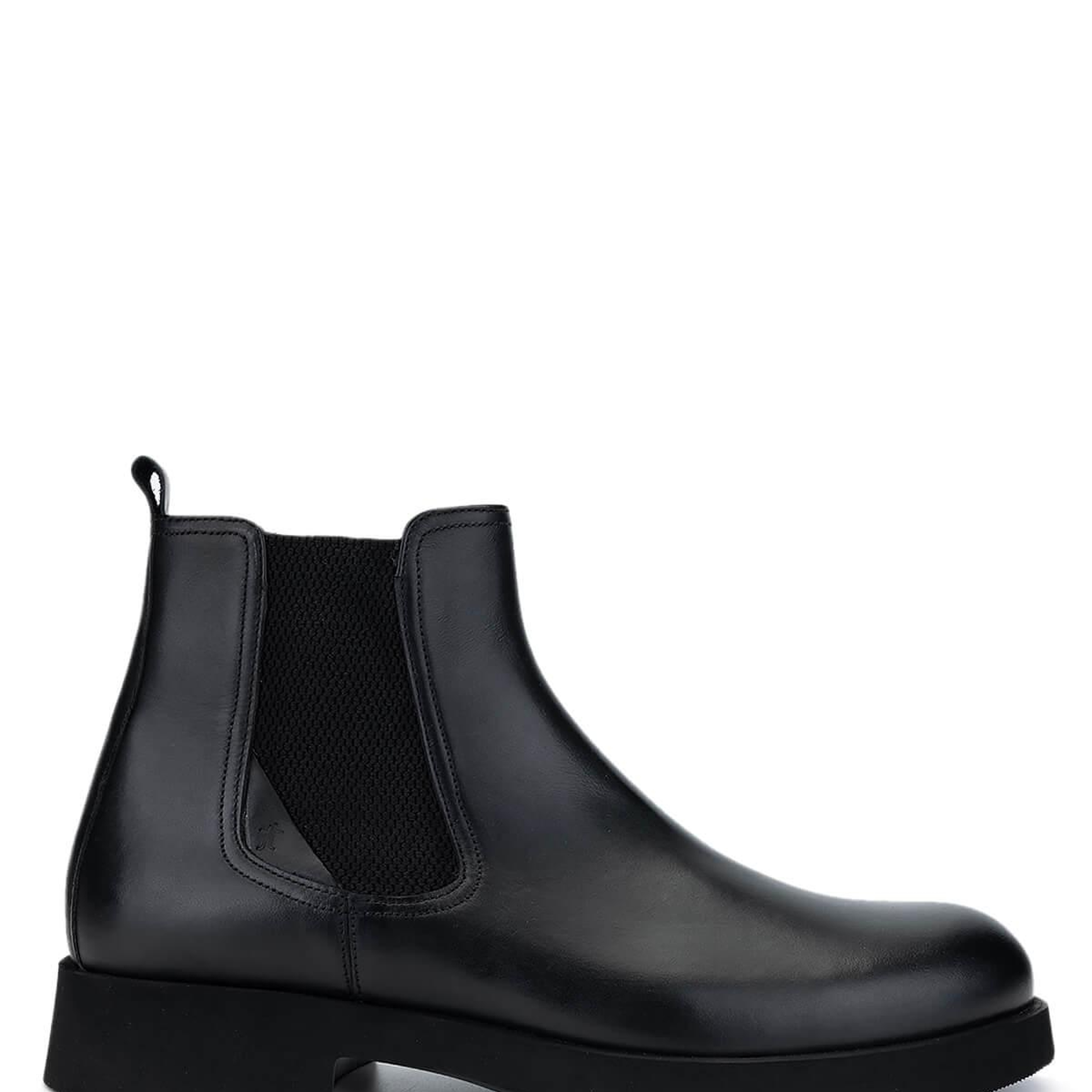 Tamer Tanca Erkek Hakiki Deri Siyah Deri Casual Bot