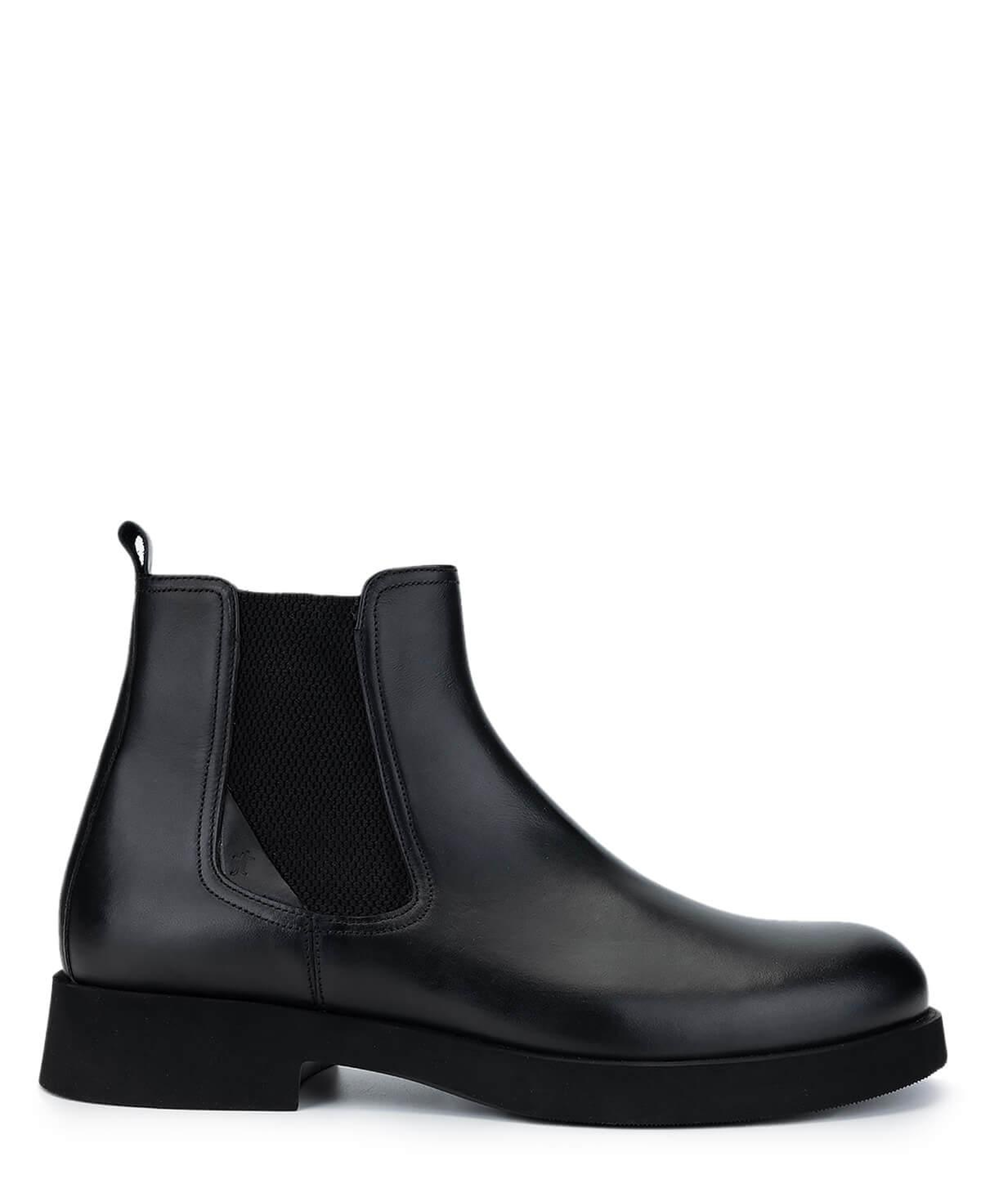 Tamer Tanca Erkek Hakiki Deri Siyah Deri Casual Bot