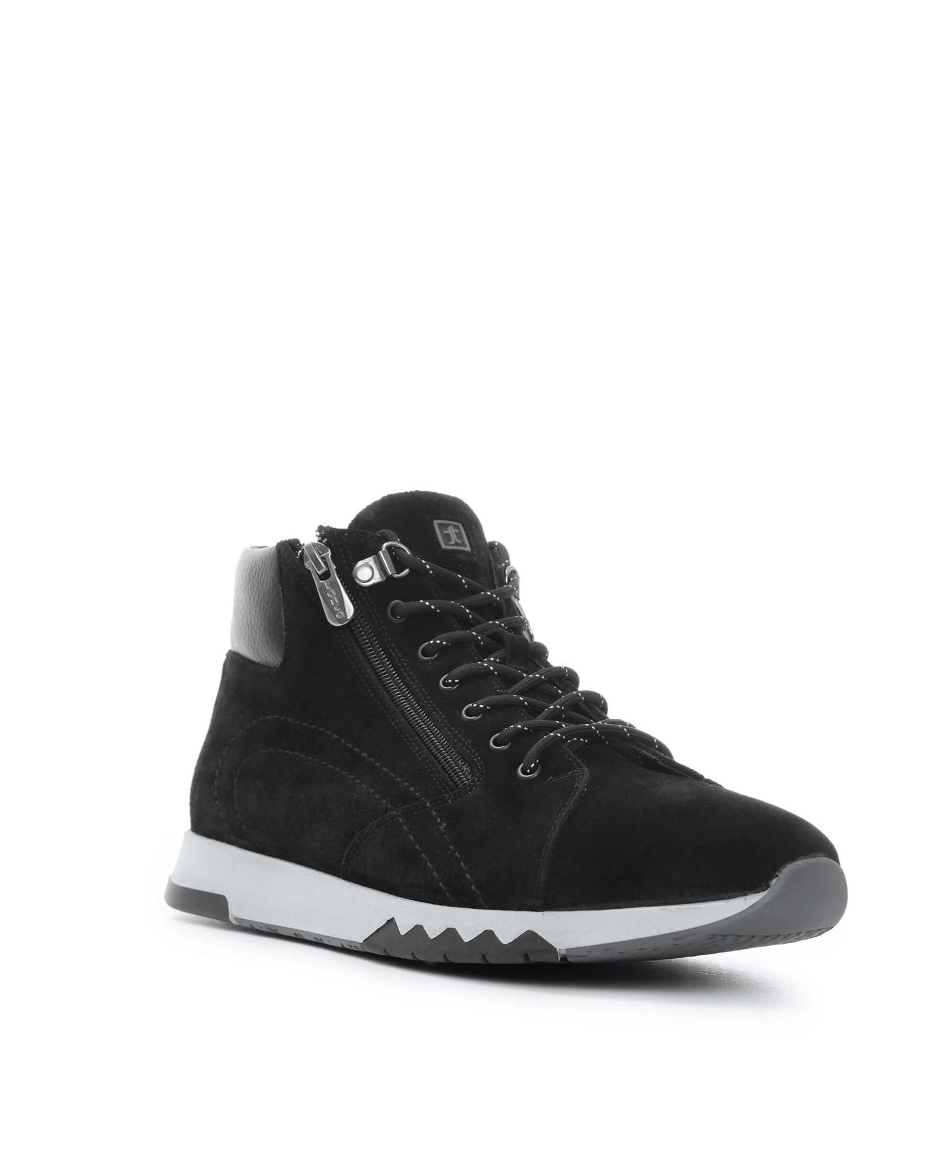 Tamer Tanca Erkek Hakiki Deri Siyah Süet Bot