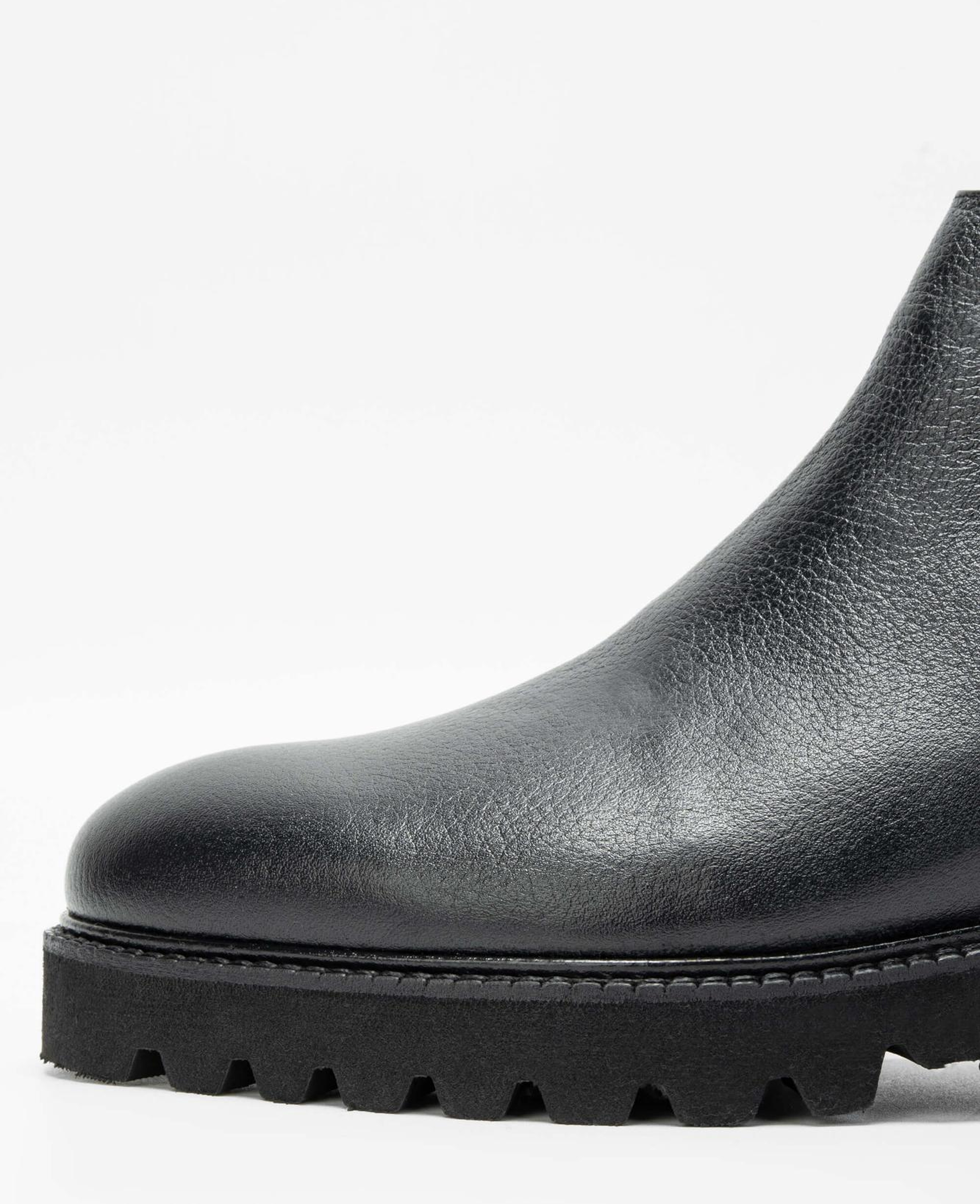 Tamer Tanca Erkek Hakiki Deri Siyah Casual Bot