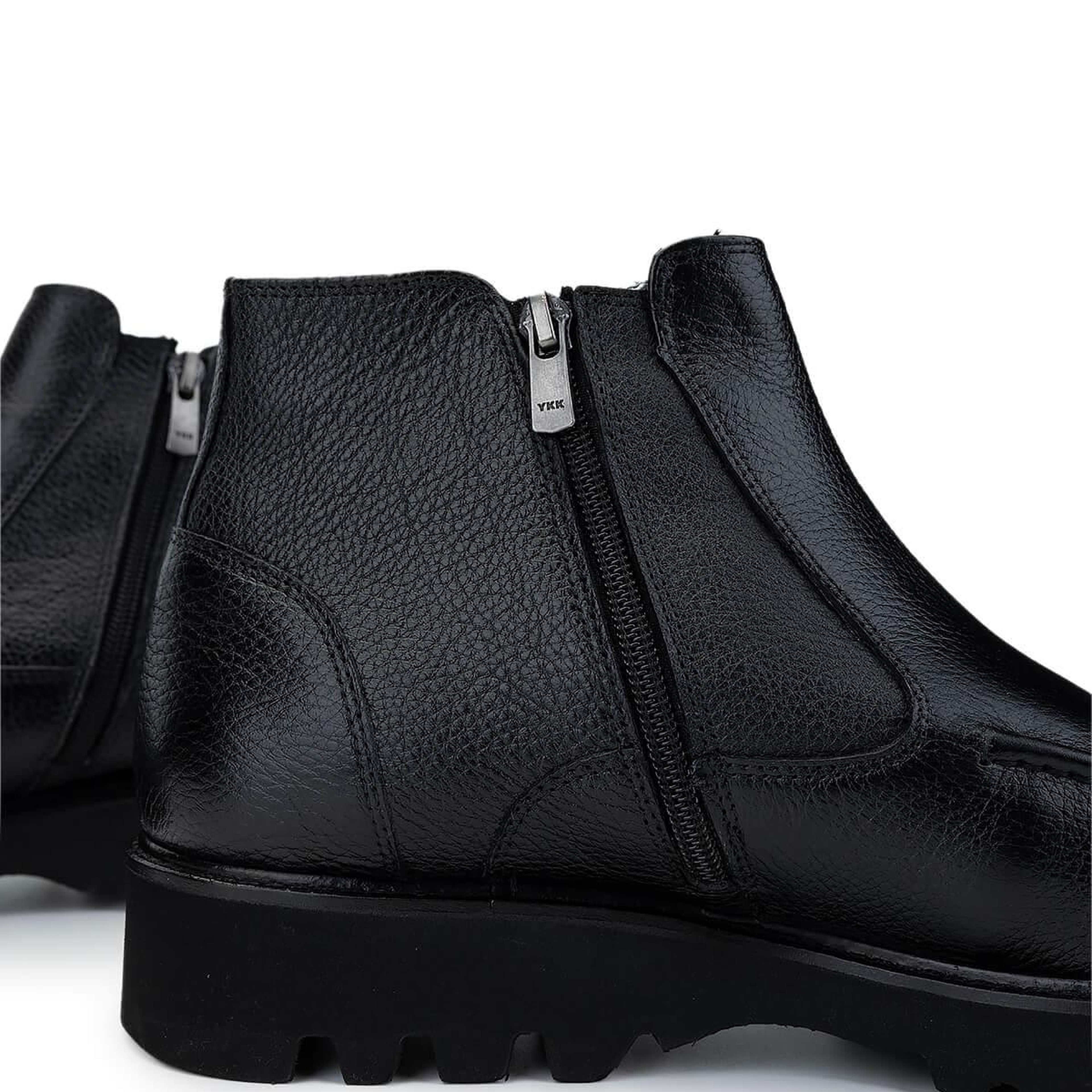 Tamer Tanca Erkek Hakiki Deri Siyah Klasik Bot