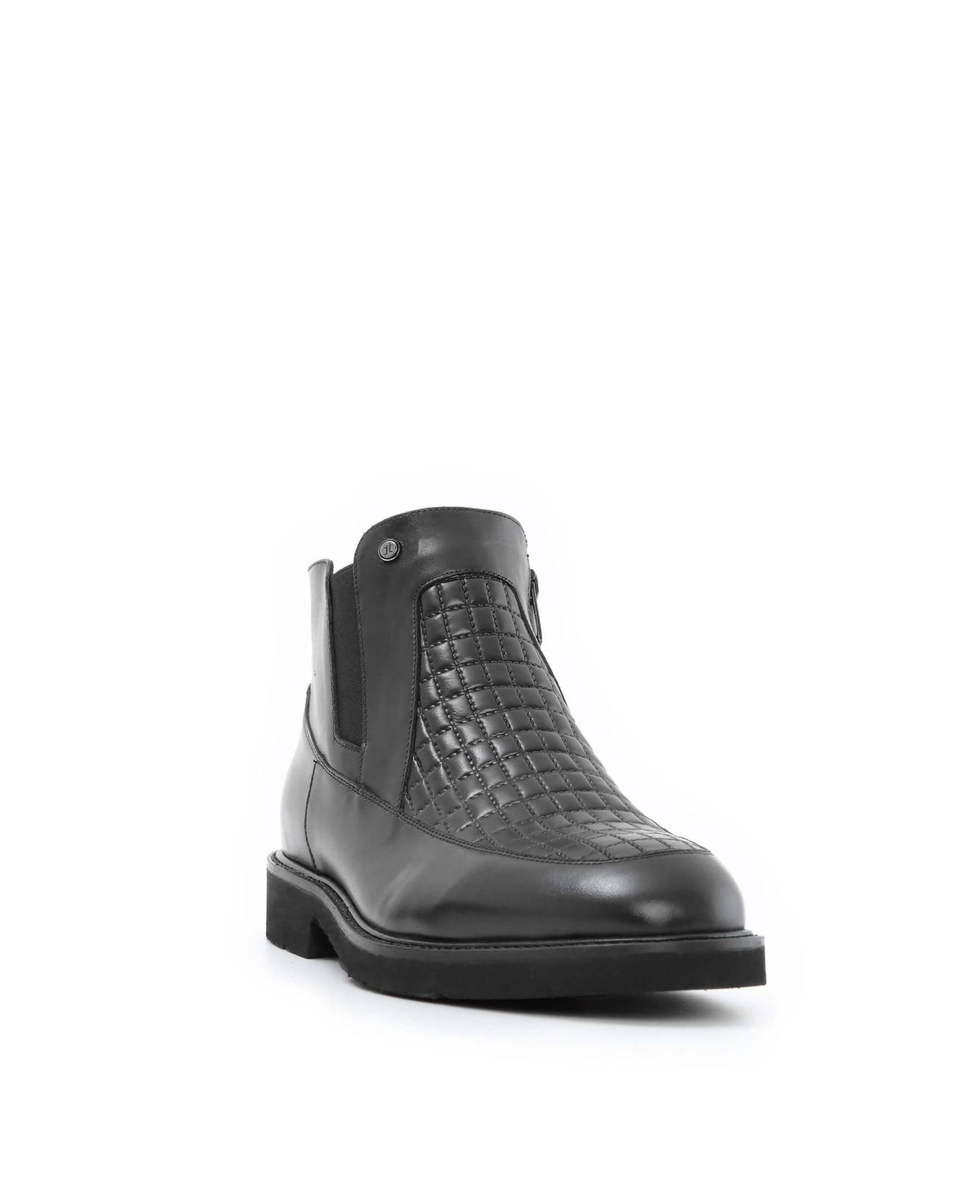 Tamer Tanca Erkek Hakiki Deri Siyah Klasik Bot