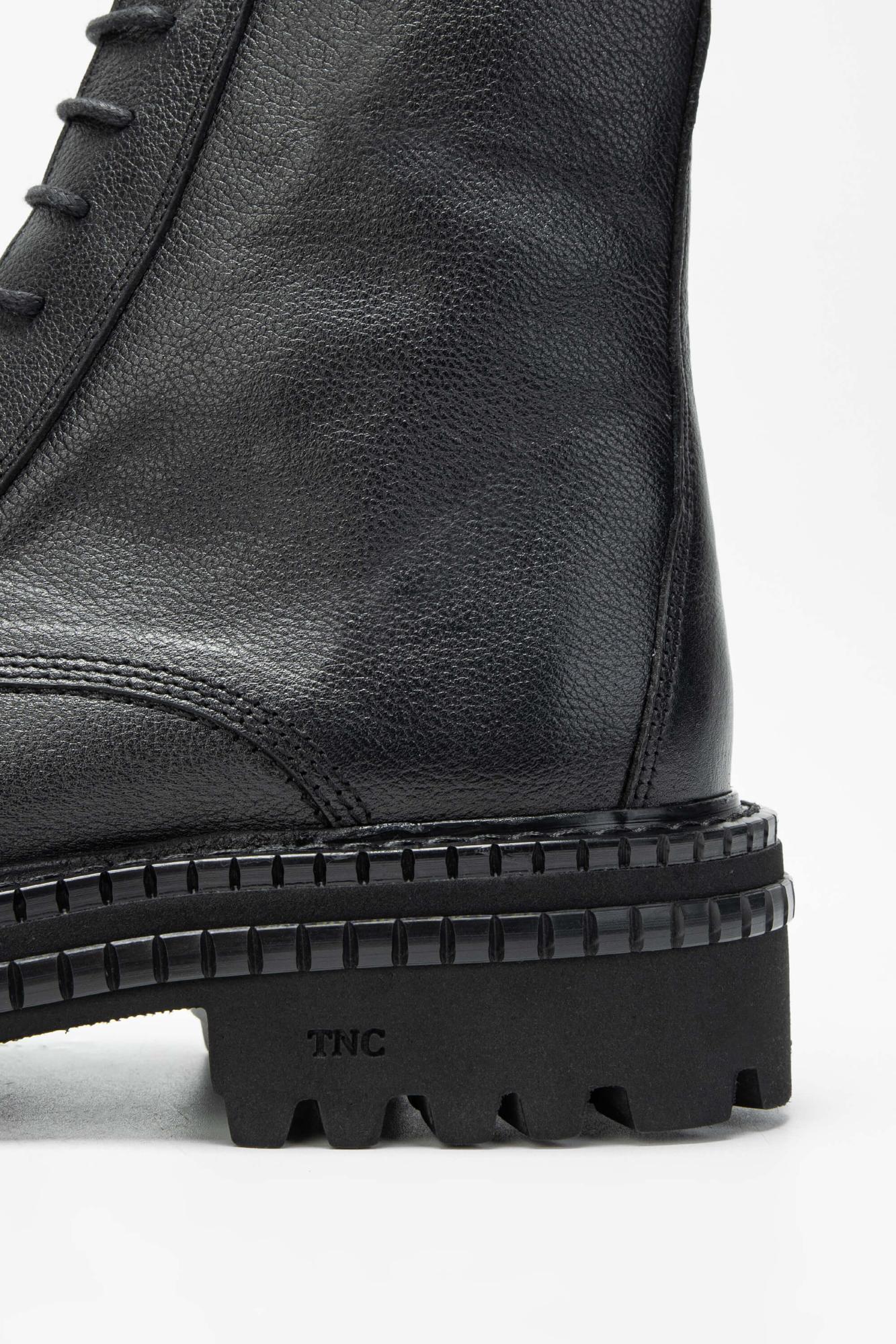 Tamer Tanca Erkek Hakiki Deri Siyah POSTAL Bot