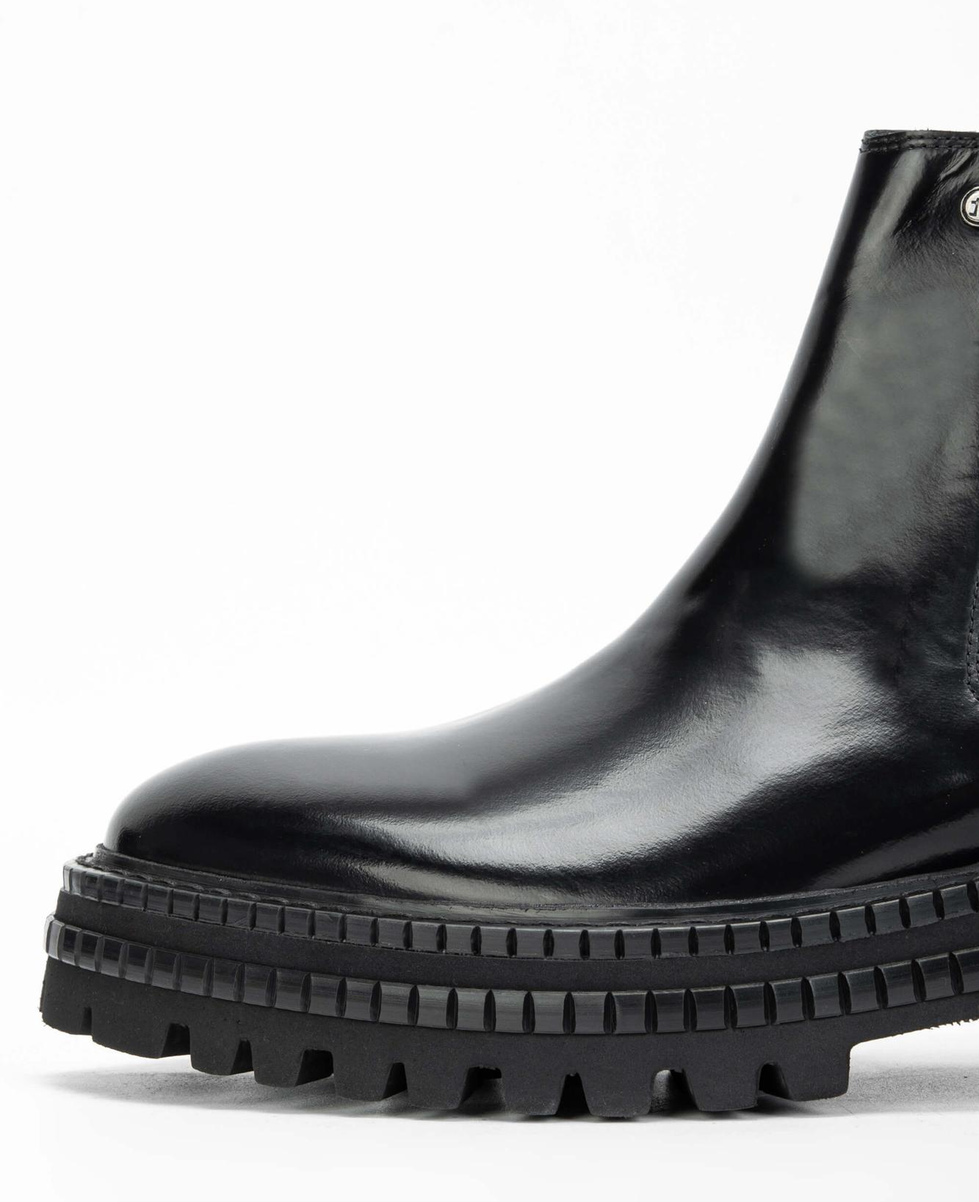 Tamer Tanca Erkek Hakiki Deri Siyah Açma Casual Bot