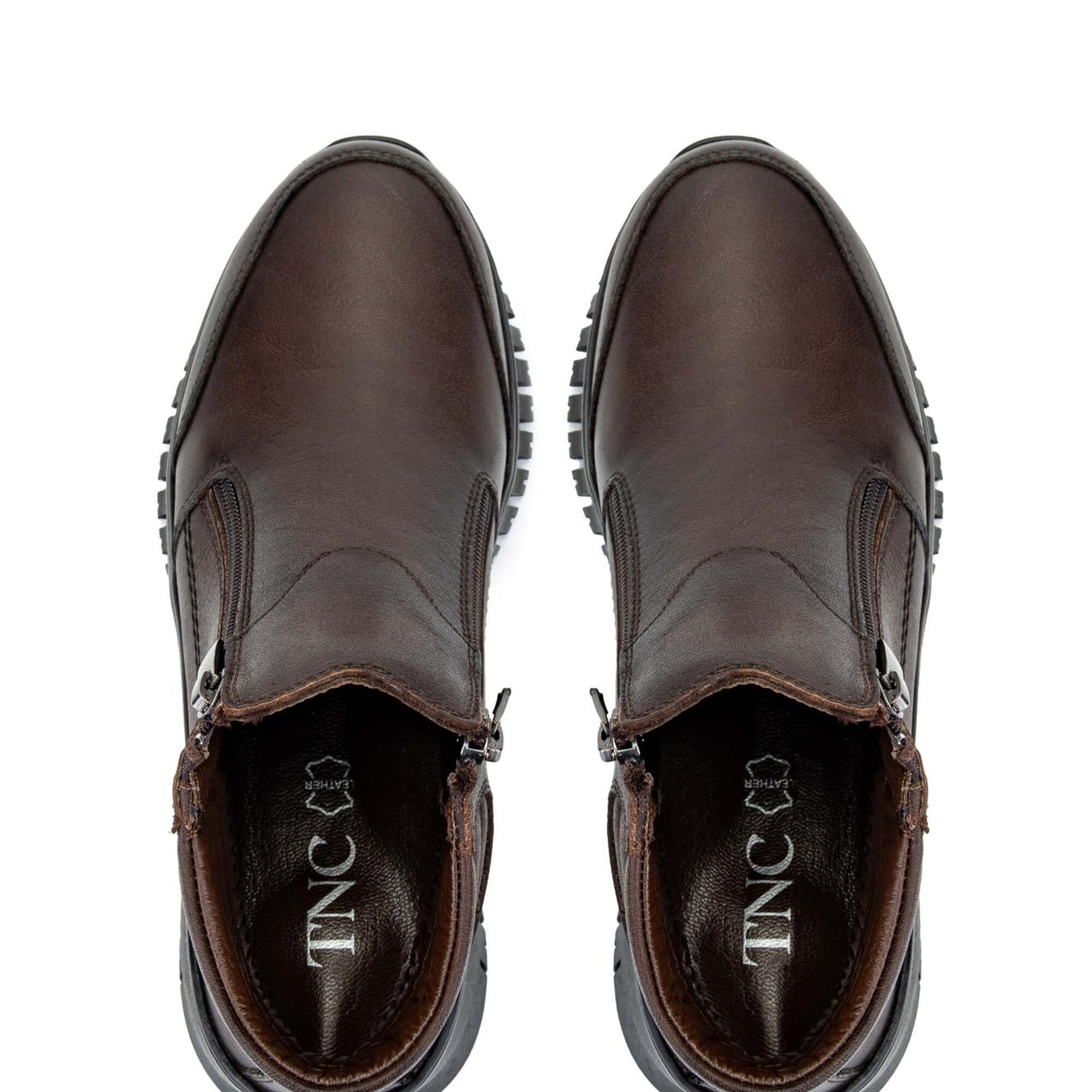 Tamer Tanca Kadın Hakiki Deri Kahverengi Casual Bot