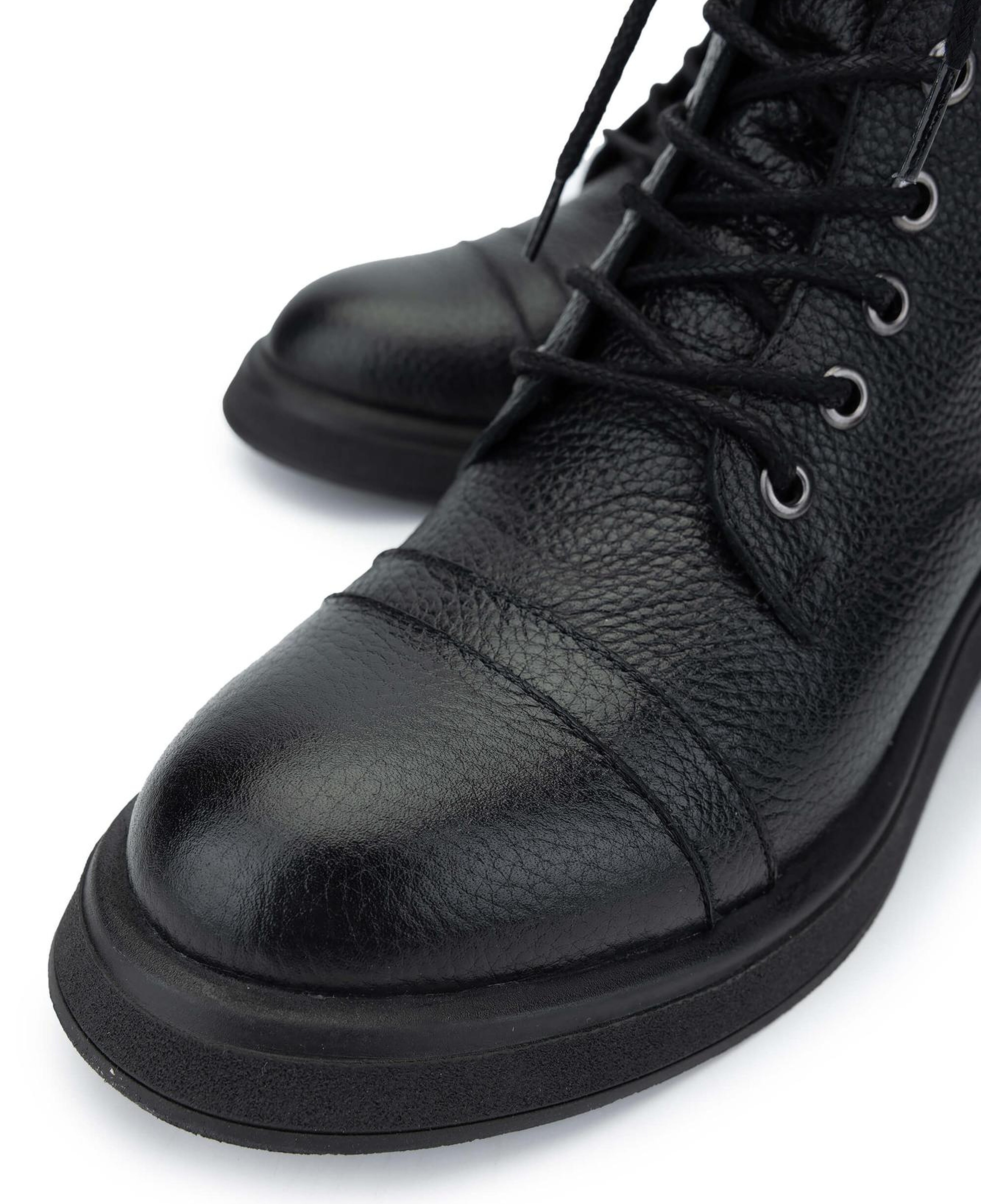 Tamer Tanca Kadın Hakiki Deri Siyah Floter Casual Bot