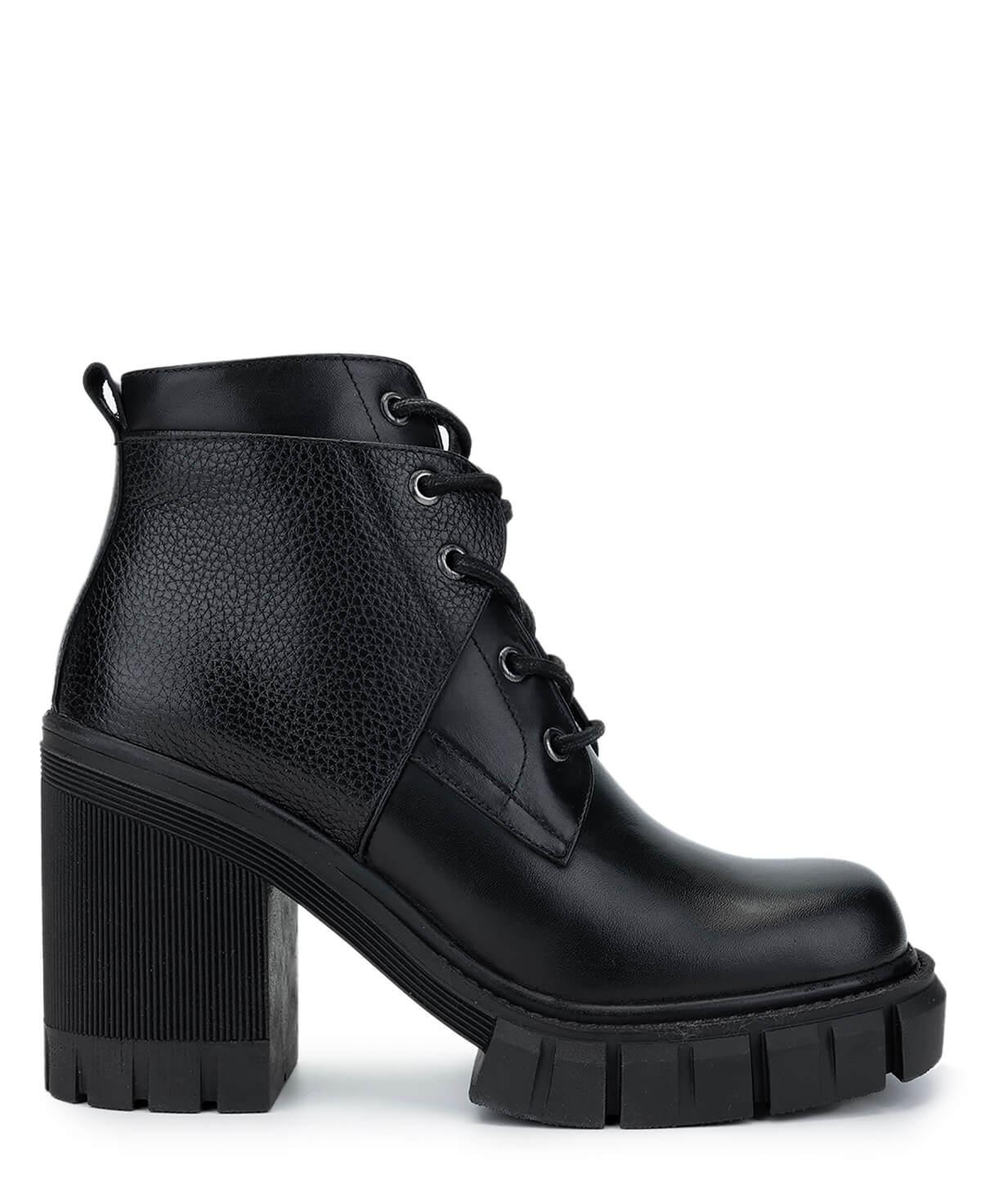 Tamer Tanca Kadın Hakiki Deri Siyah Topuklu Bot