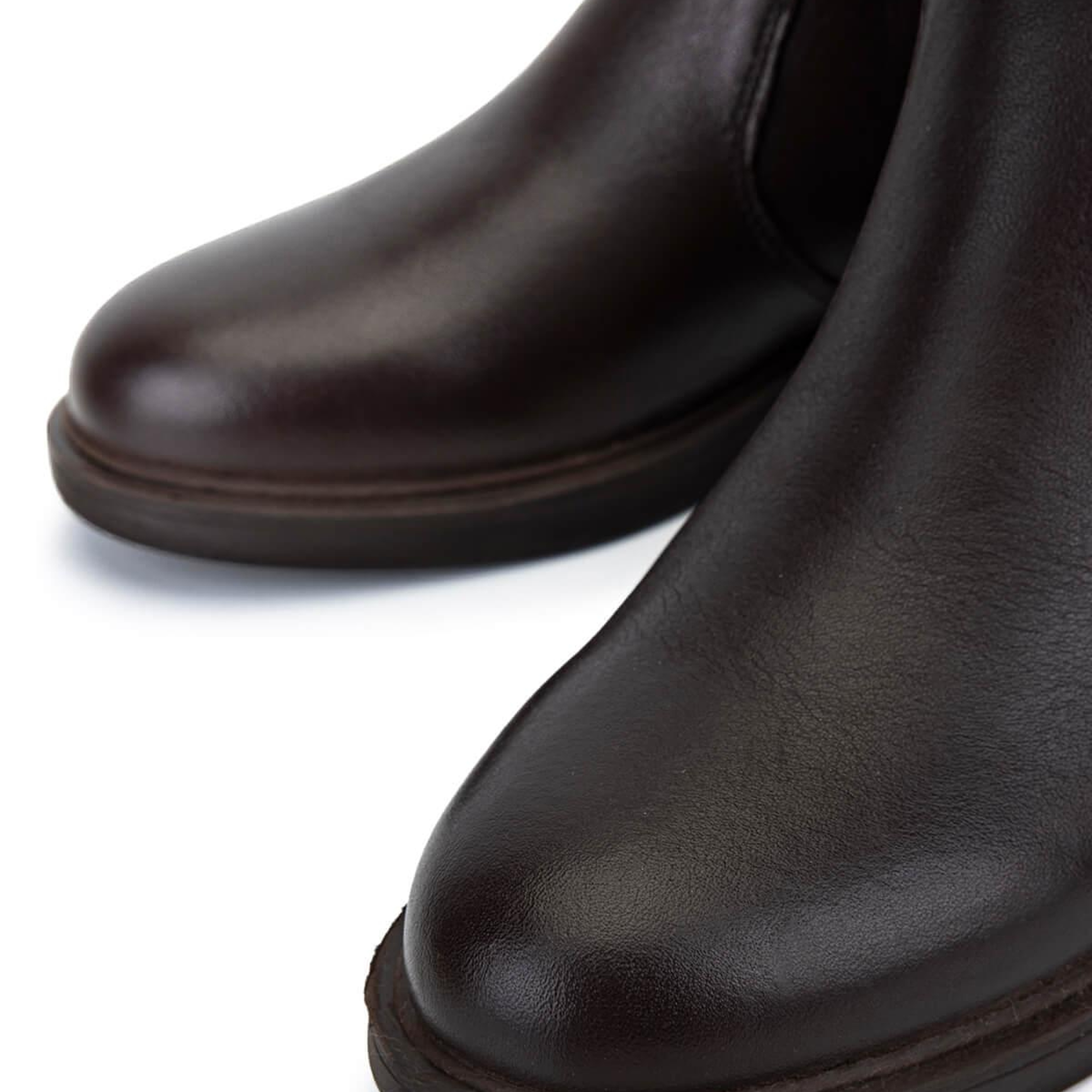 Tamer Tanca Kadın Hakiki Deri Kahverengi Topuklu Bot