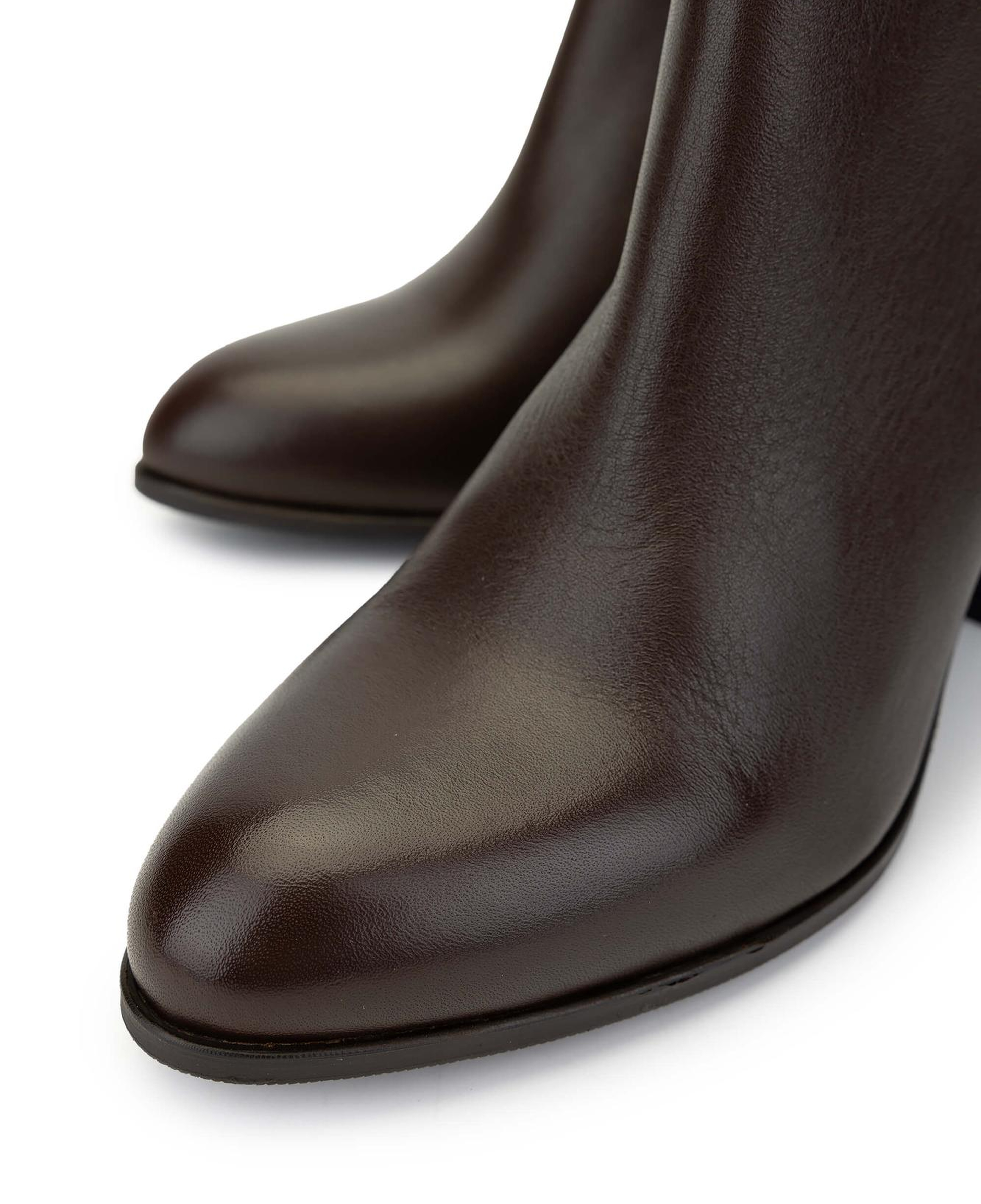 Tamer Tanca Kadın Hakiki Deri Kahverengi Topuklu Bot