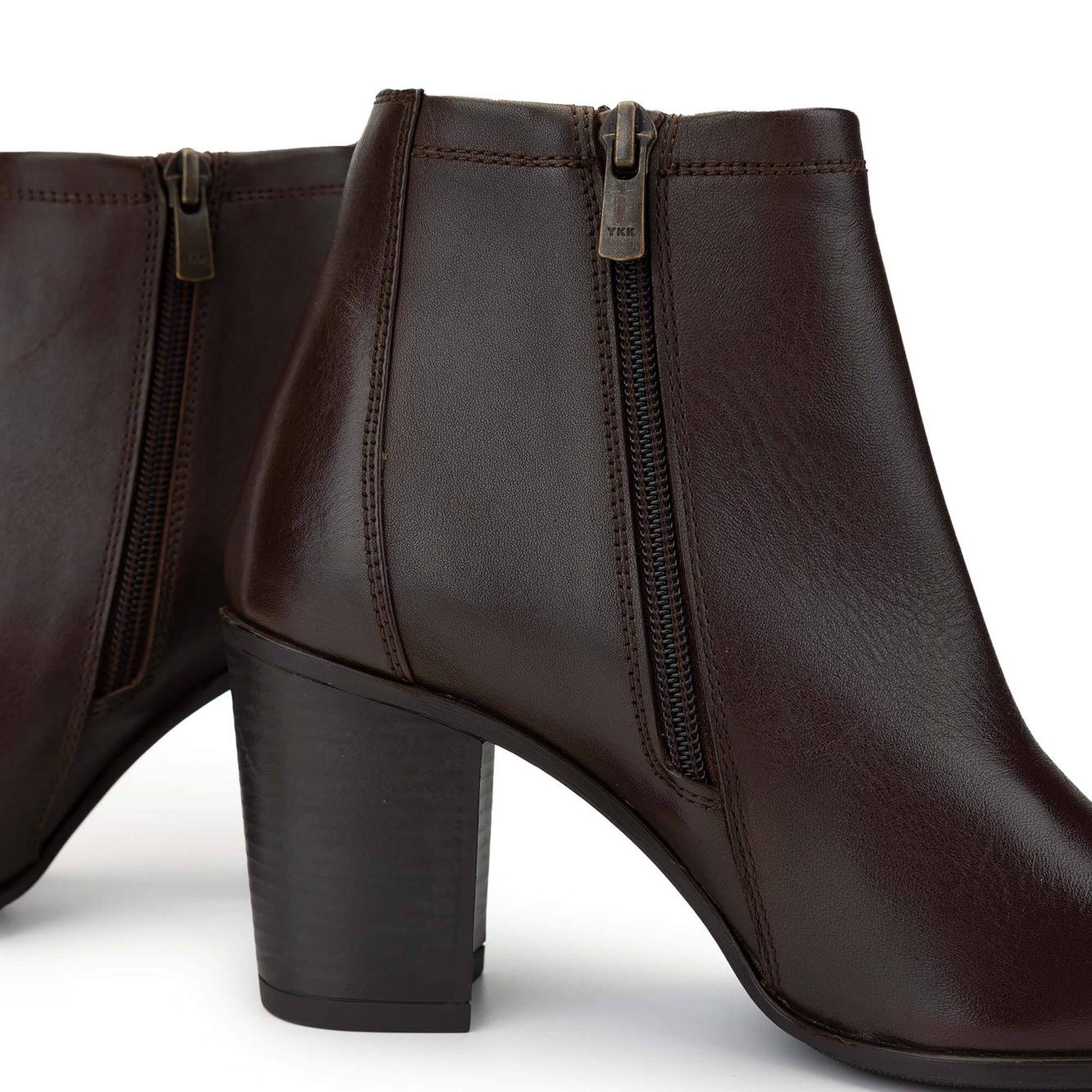 Tamer Tanca Kadın Hakiki Deri Kahverengi Topuklu Bot