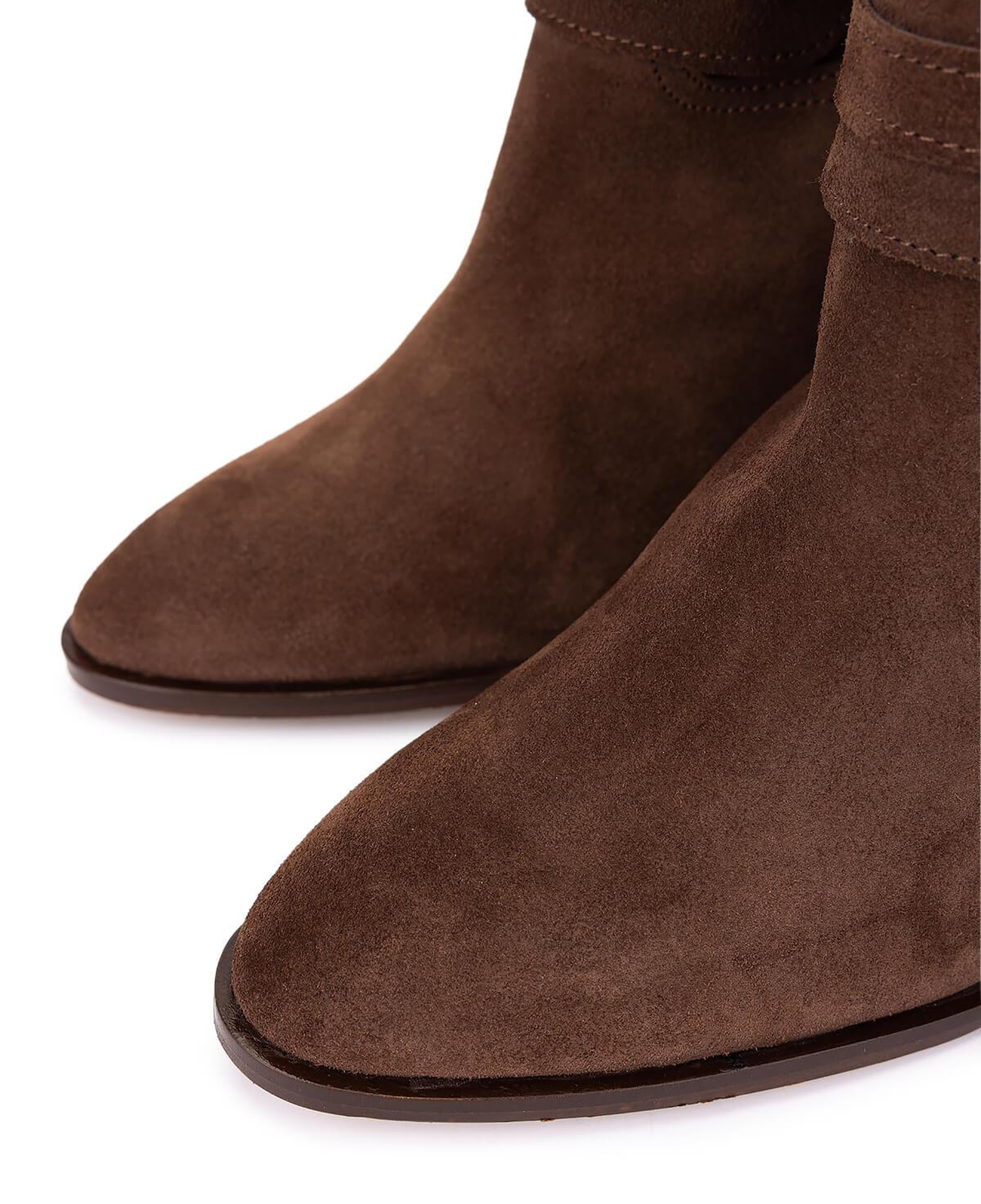 Tamer Tanca Kadın Hakiki Deri Kahverengi Topuklu Bot