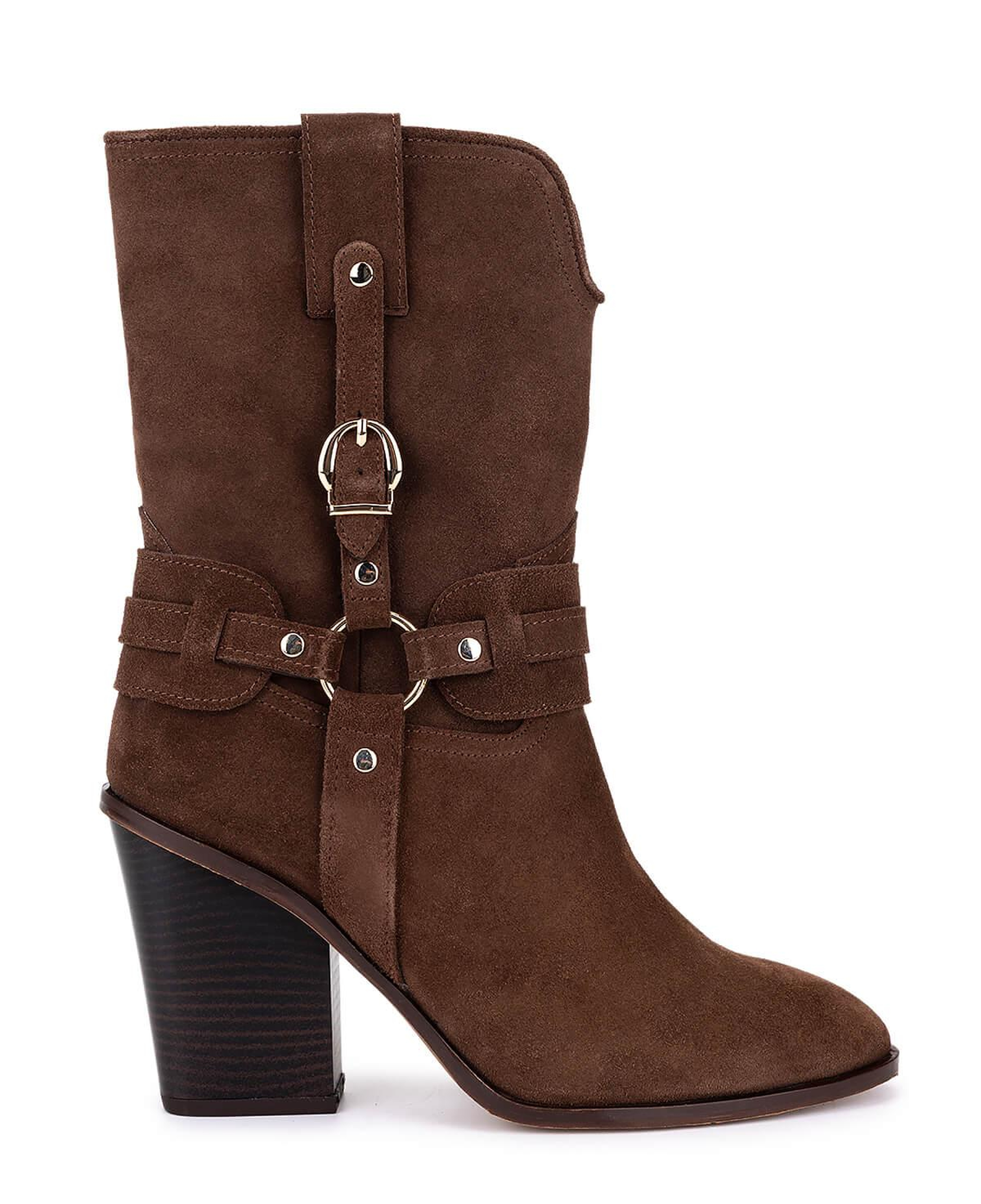 Tamer Tanca Kadın Hakiki Deri Kahverengi Topuklu Bot