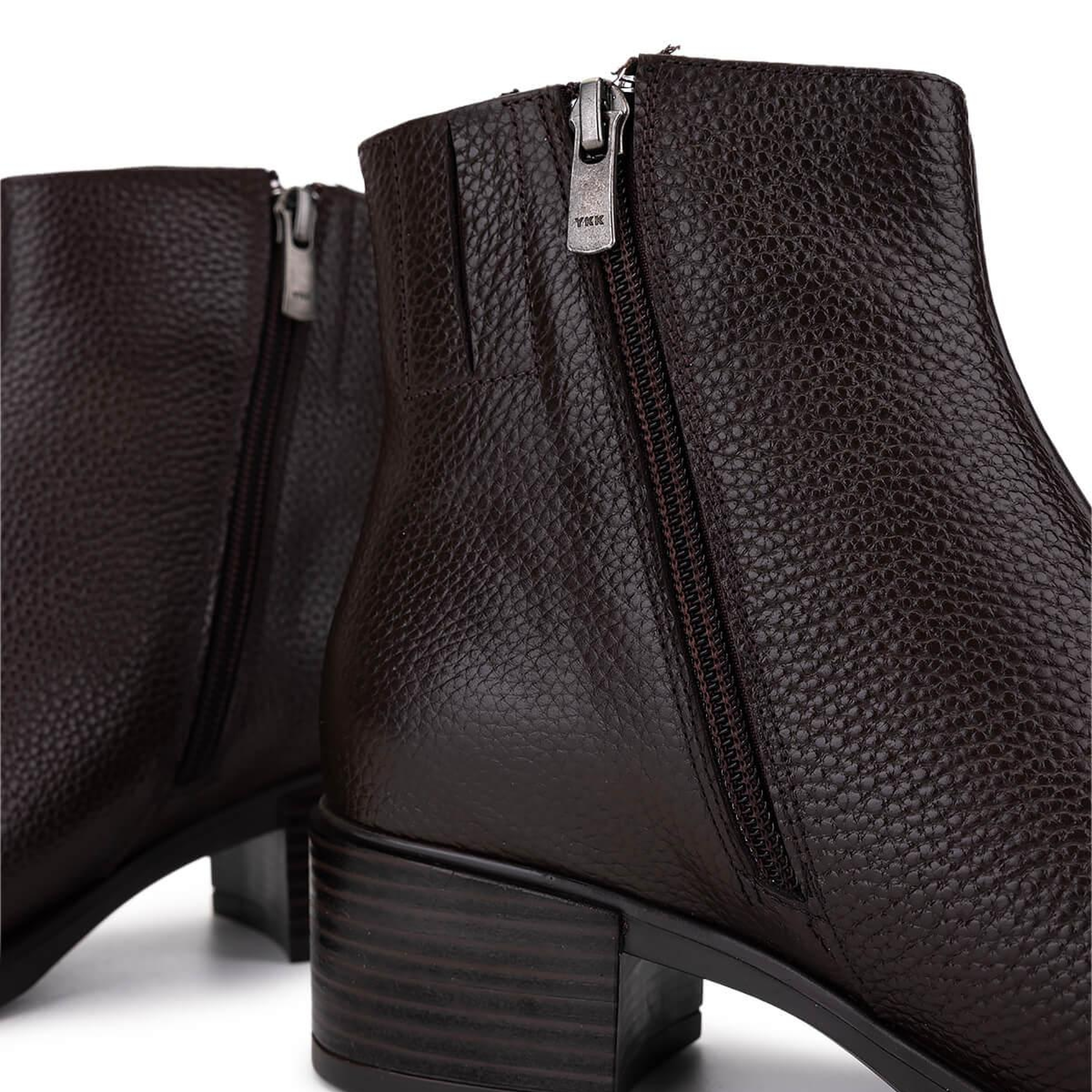 Tamer Tanca Kadın Hakiki Deri Kahverengi Topuklu Bot