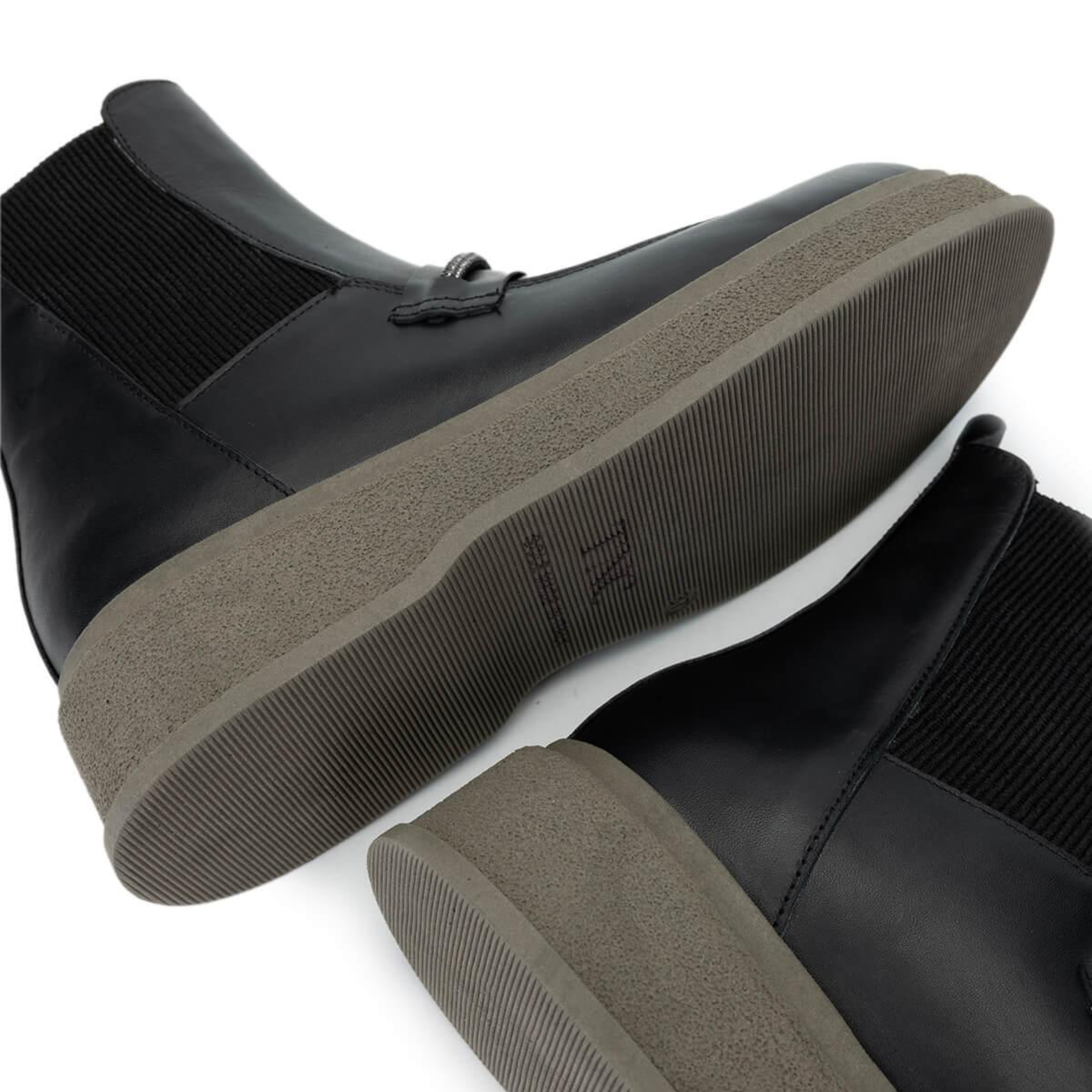 Tamer Tanca Kadın Hakiki Deri Siyah Deri Casual Bot