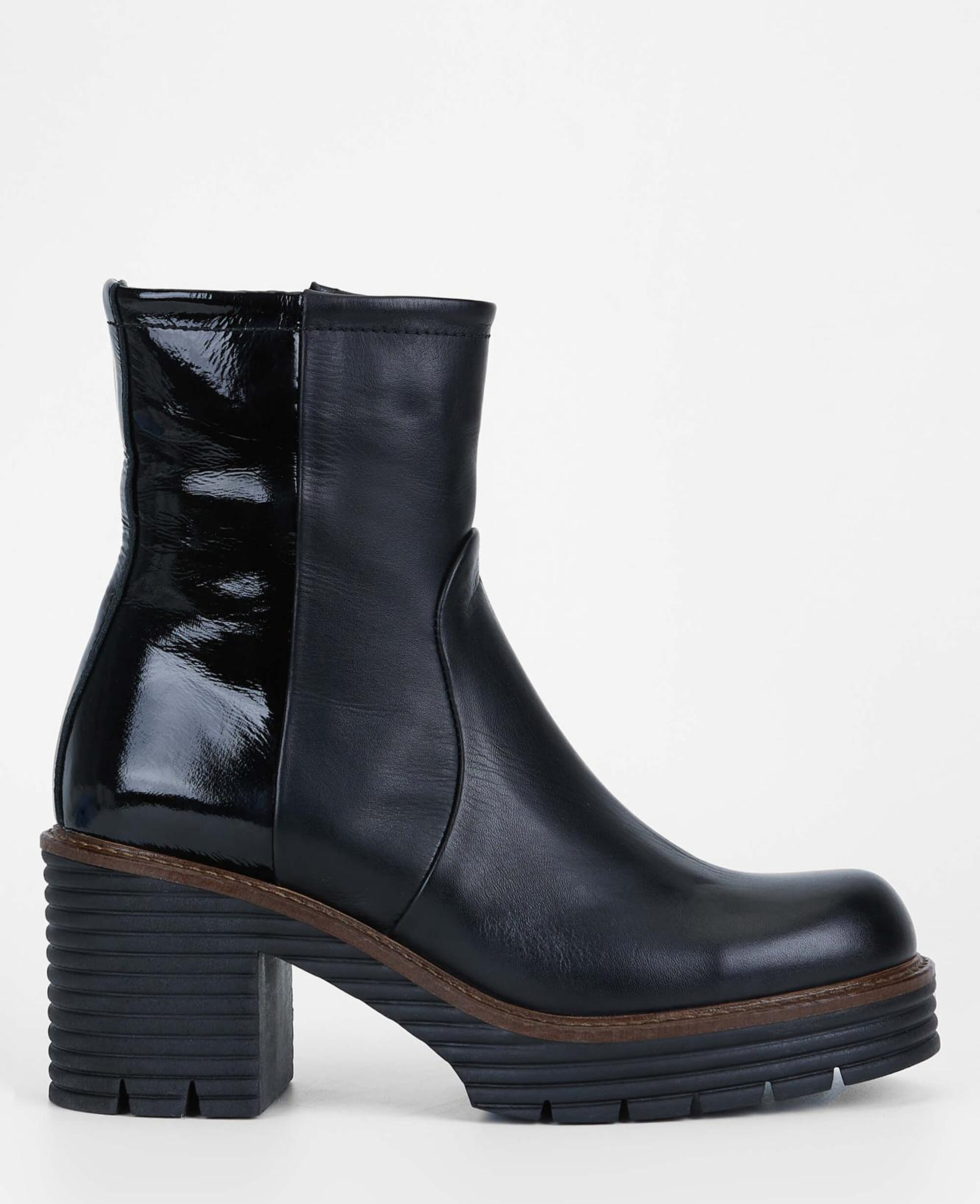 Tamer Tanca Kadın Hakiki Deri Siyah Analin Casual Bot