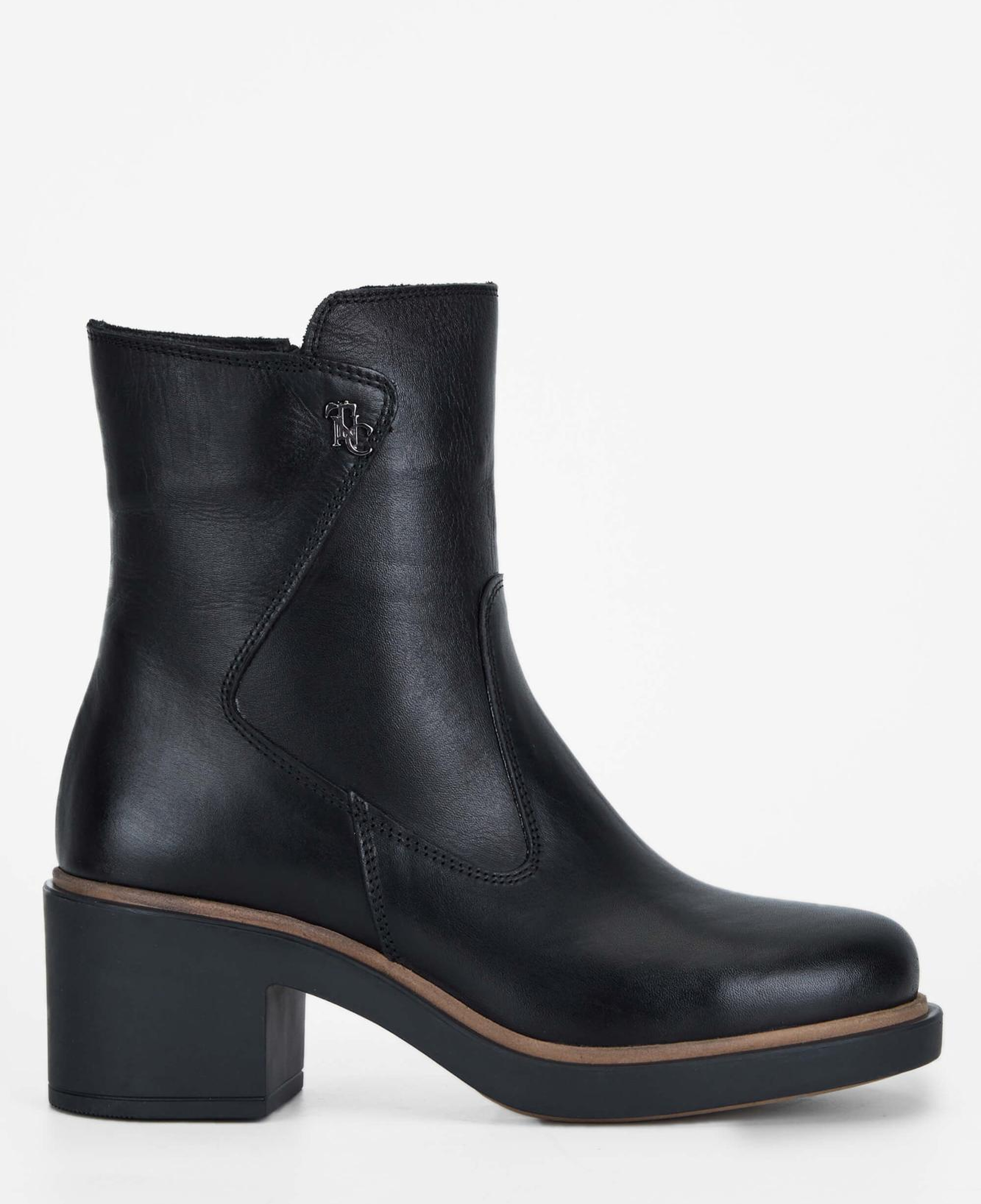 Tamer Tanca Kadın Hakiki Deri Siyah Deri Casual Bot