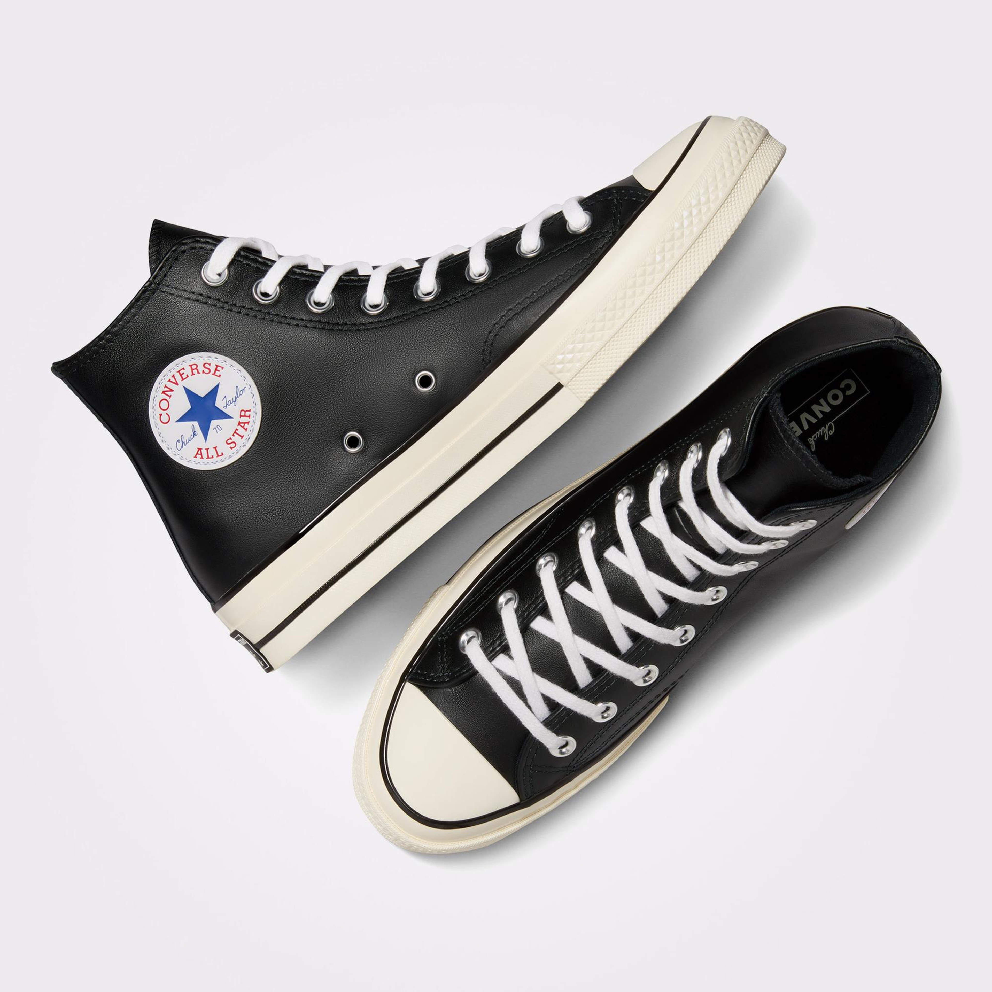 Converse Chuck 70 Unisex Siyah Deri Sneaker