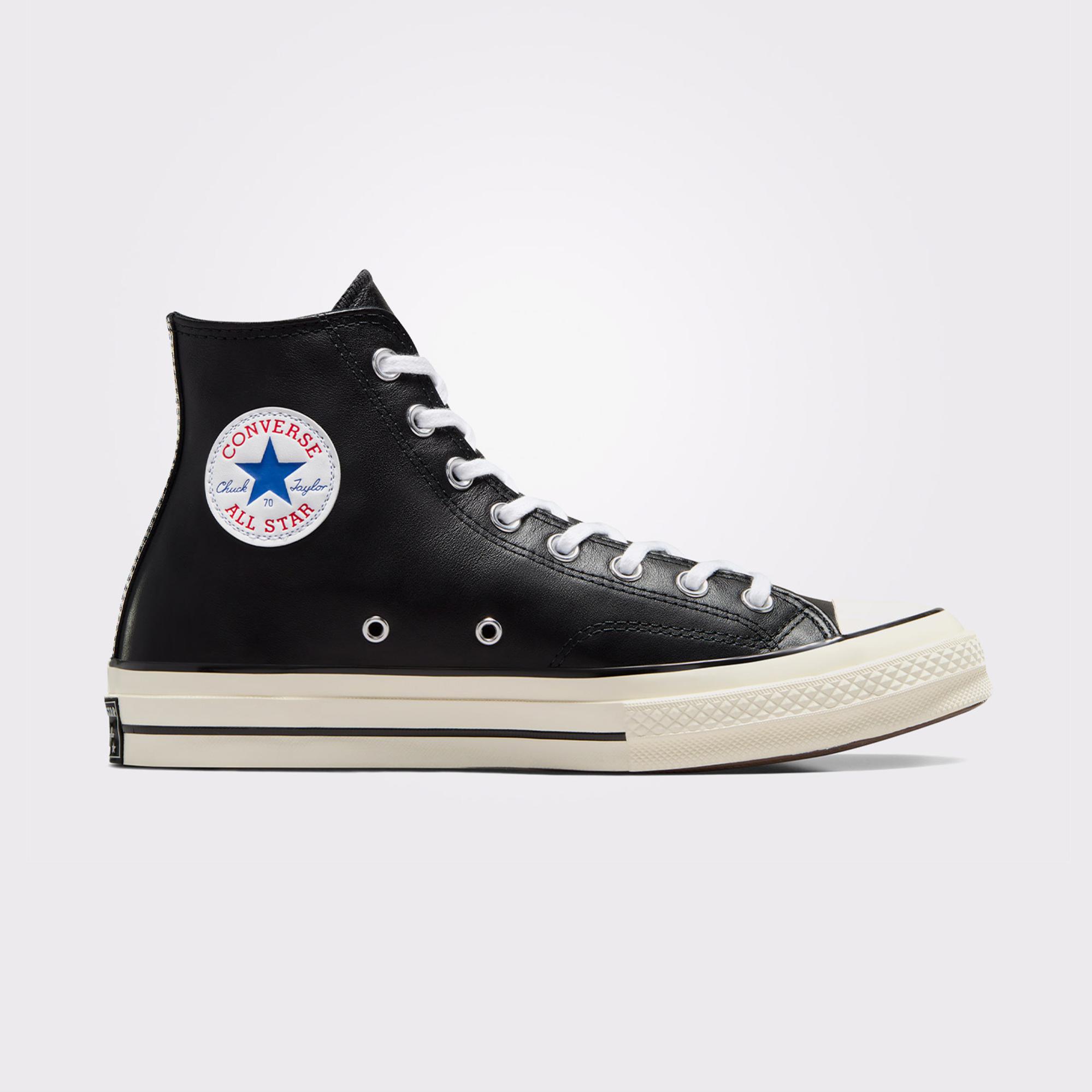 Converse Chuck 70 Unisex Siyah Deri Sneaker