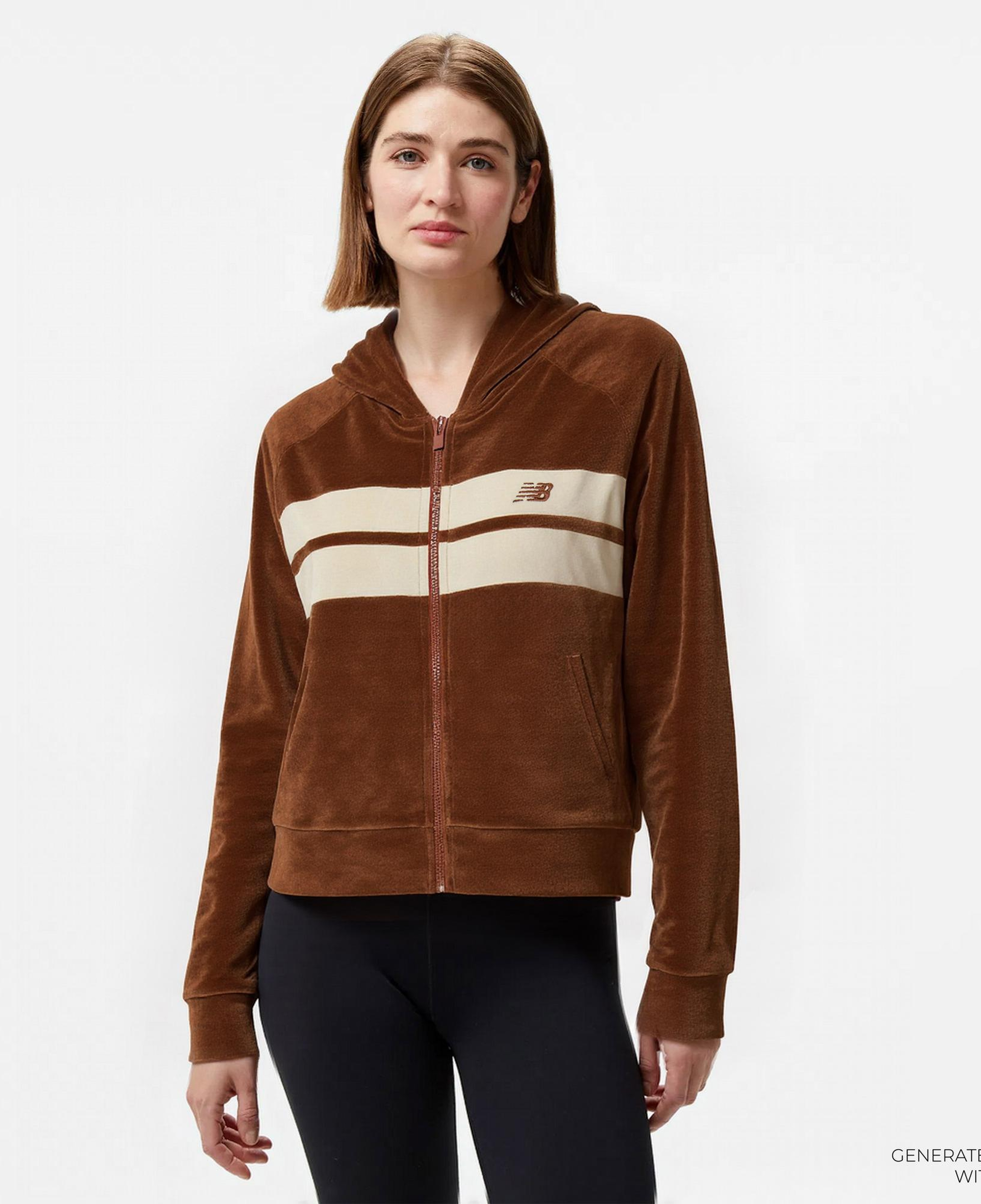 New Balance Lifestyle Kadın Kahverengi Ceket