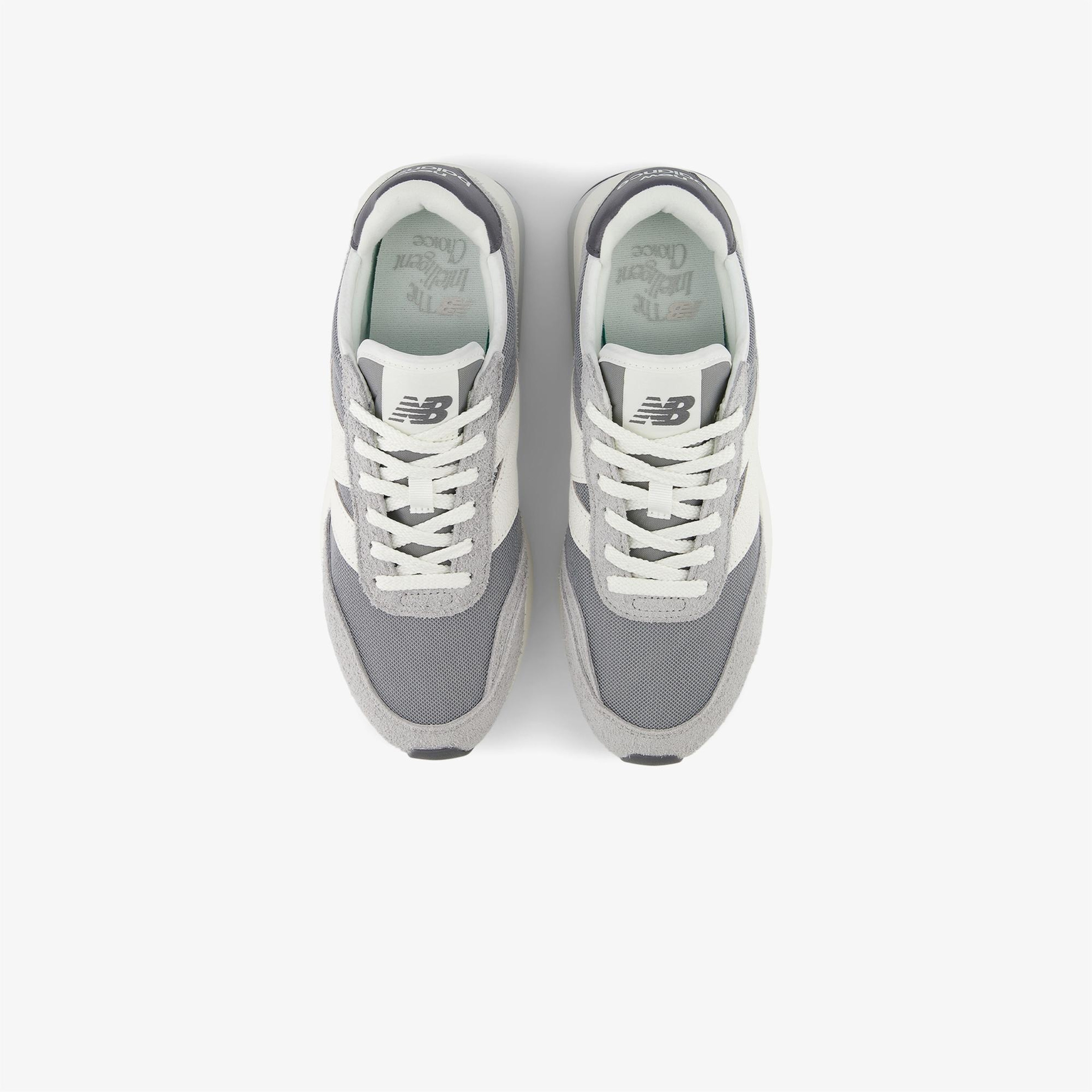 New Balance 370 Lifestyle Kadın Gri Spor Ayakkabı