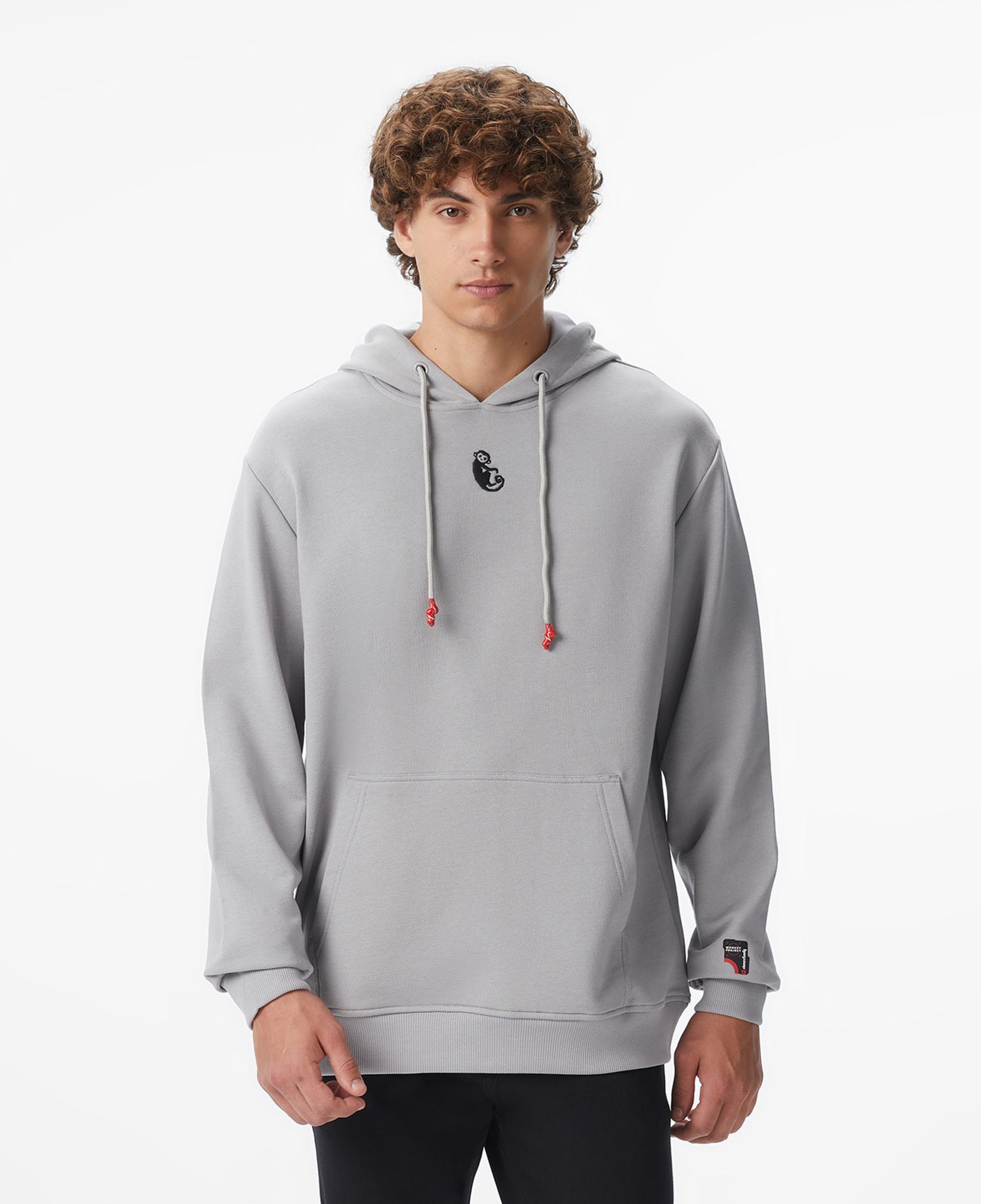 UNITED4 x Monkey Project We Are Family Unisex Gri Sweatshirt