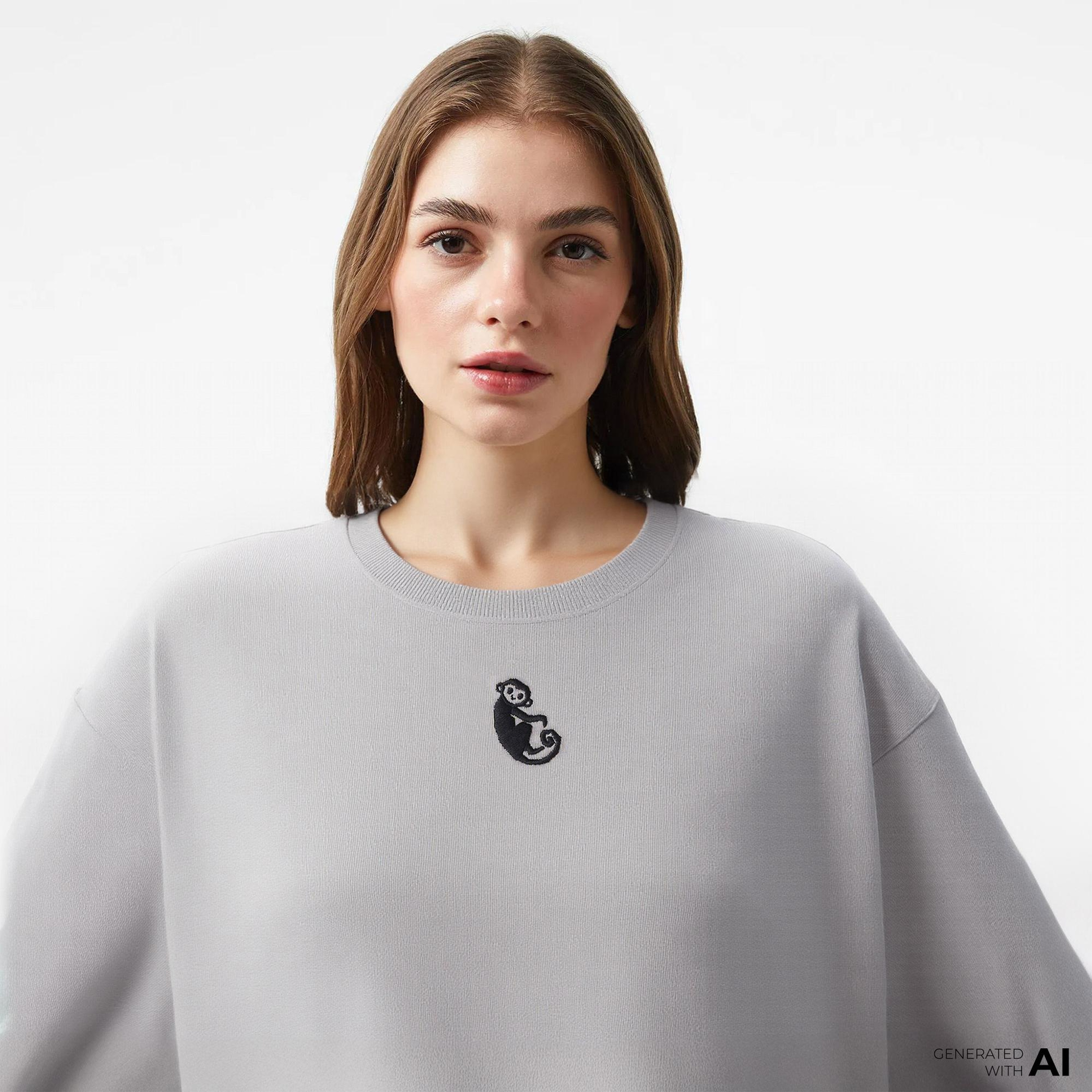 UNITED4 x Monkey Project Where Is The After Party Unisex Gri T-Shirt