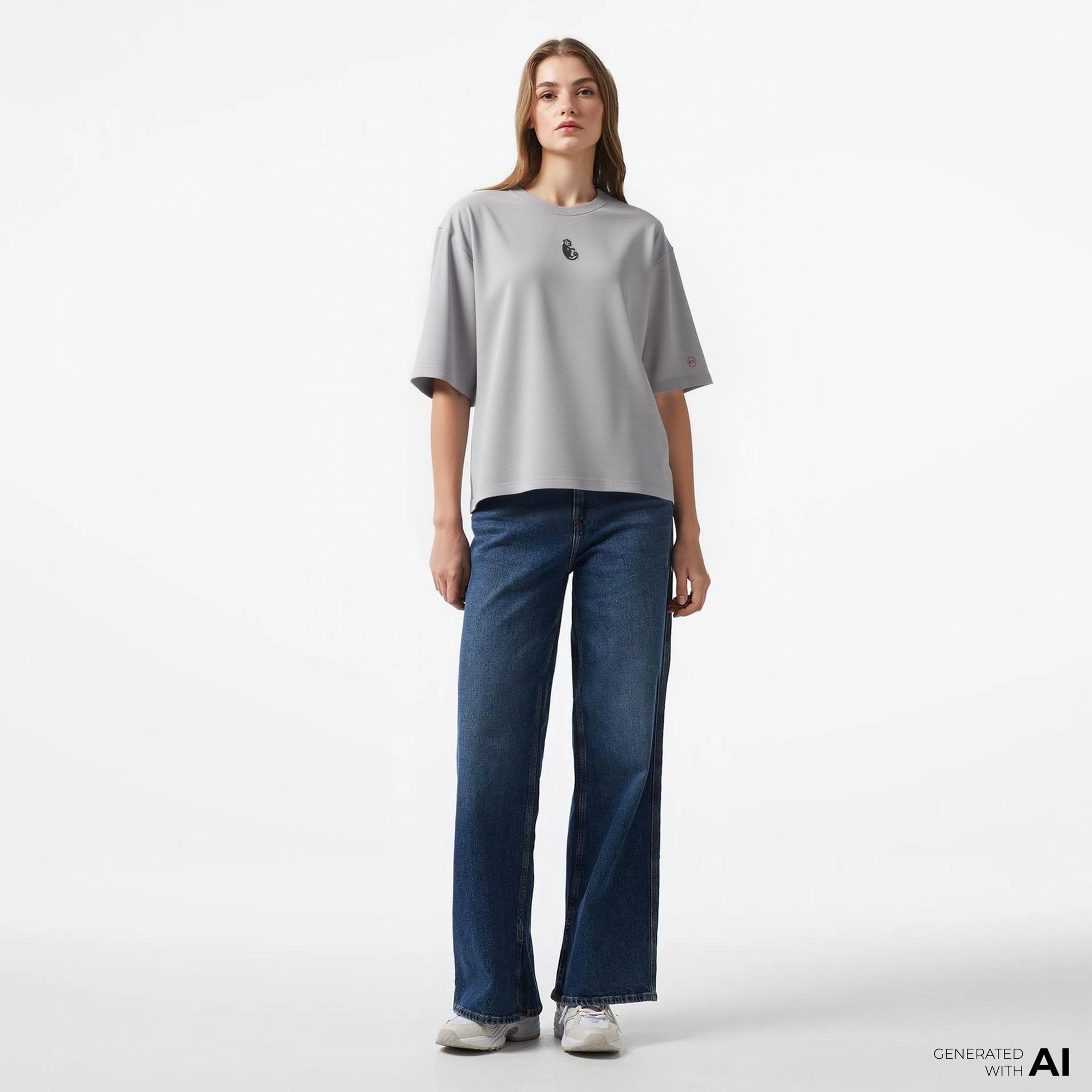 UNITED4 x Monkey Project Where Is The After Party Unisex Gri T-Shirt