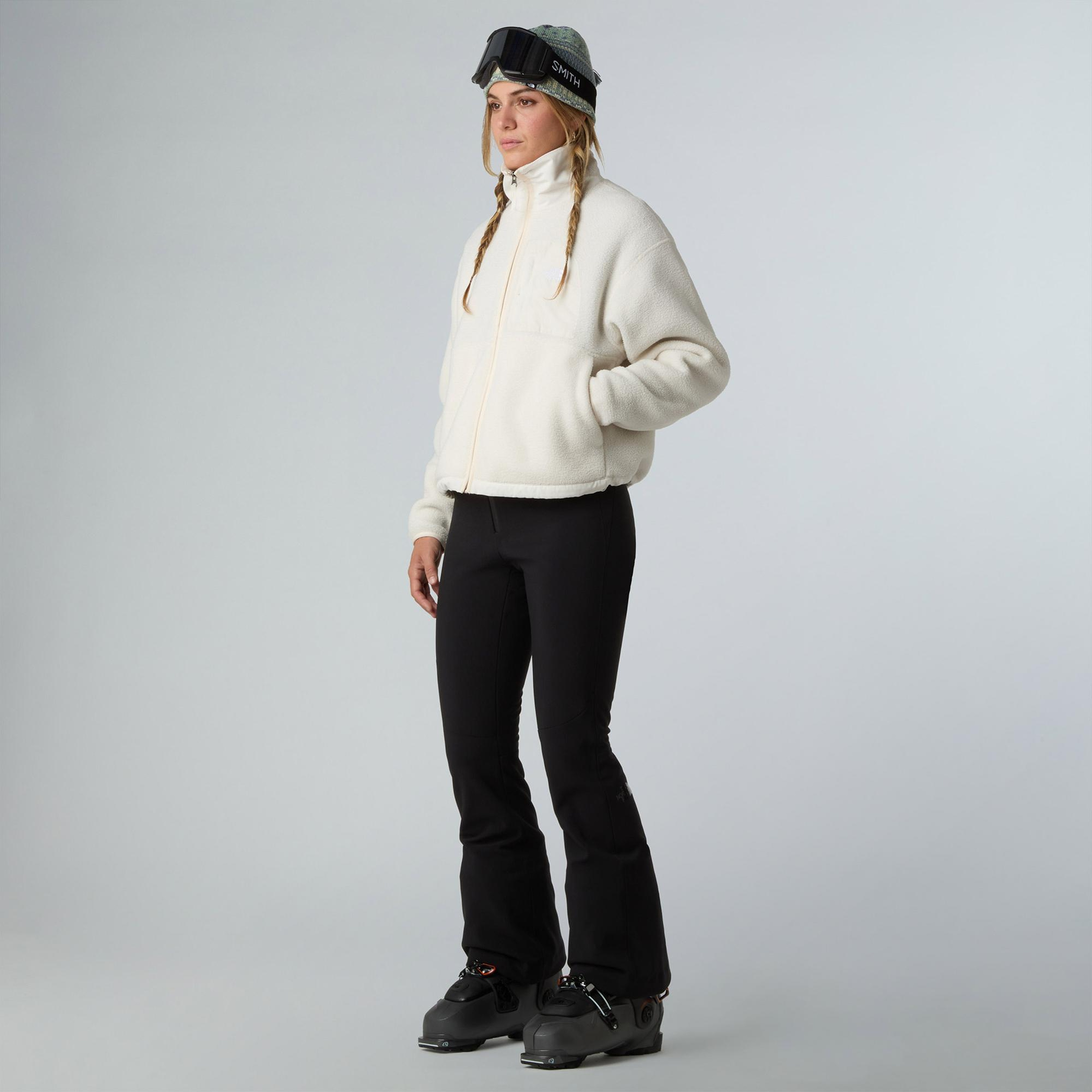 The North Face Yumiori Off-Peak Full Zip Kadın Beyaz Polar Mont