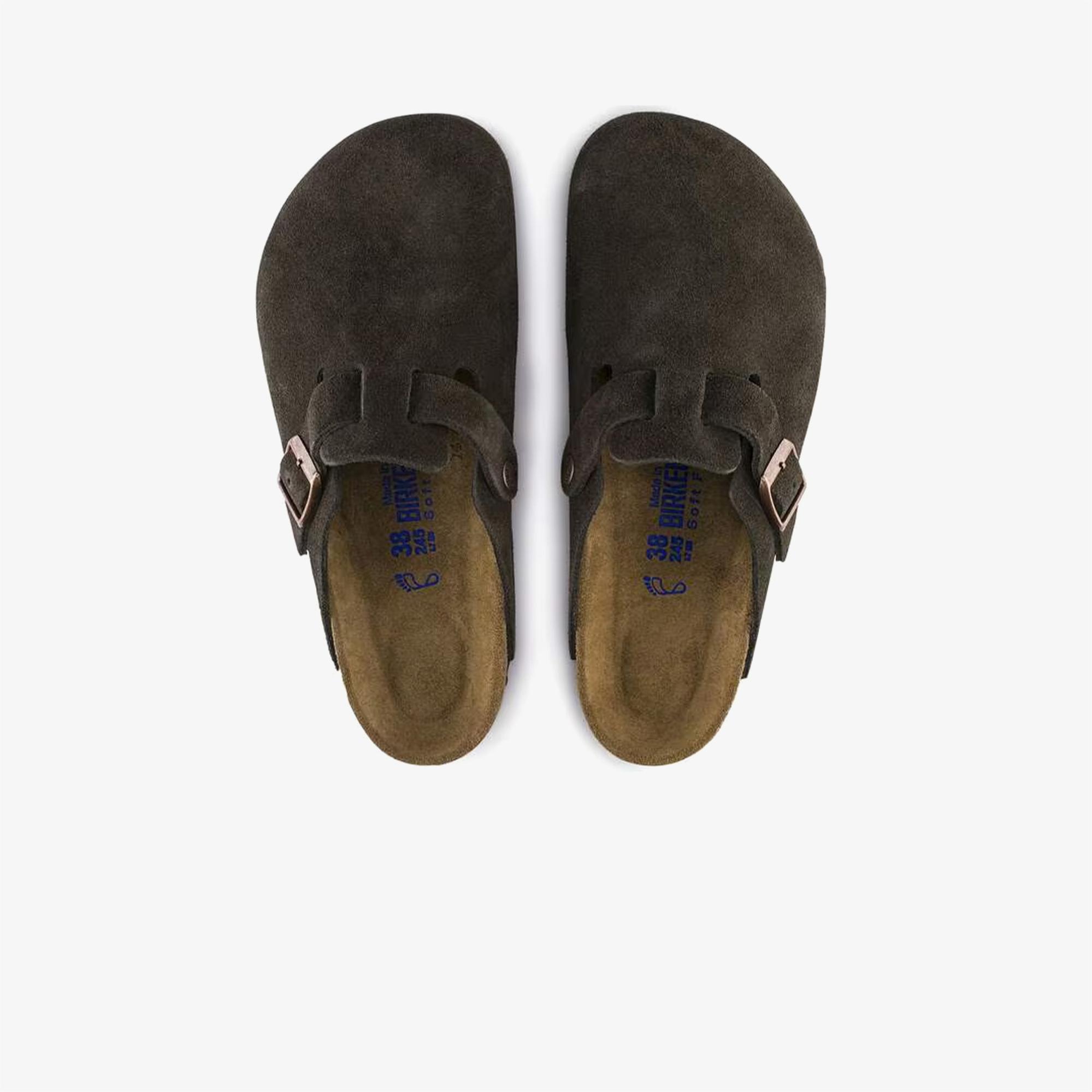 Birkenstock Boston Soft Footbed Unisex Yeşil Terlik