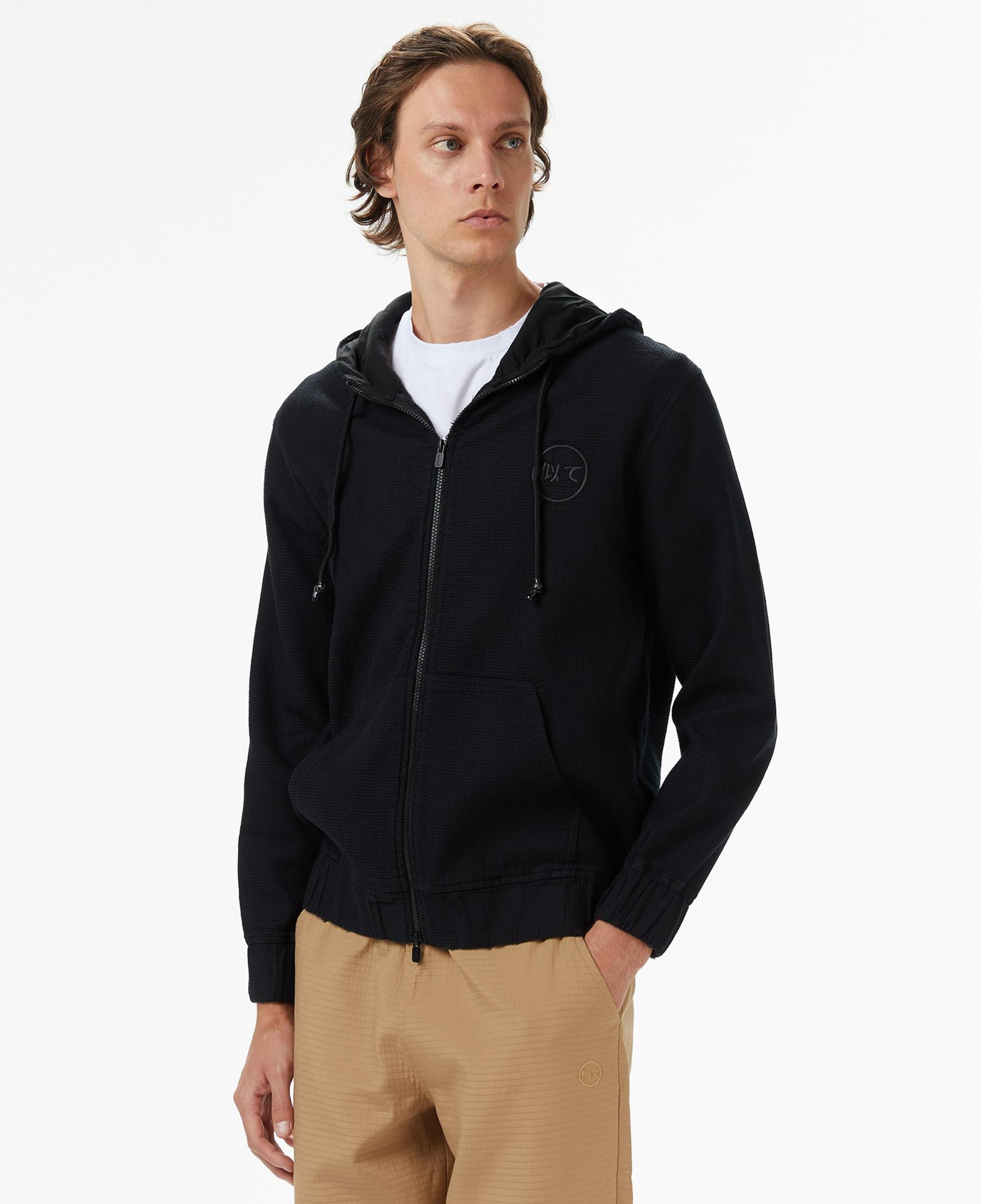 UNITED4 Erkek Siyah Hoodie