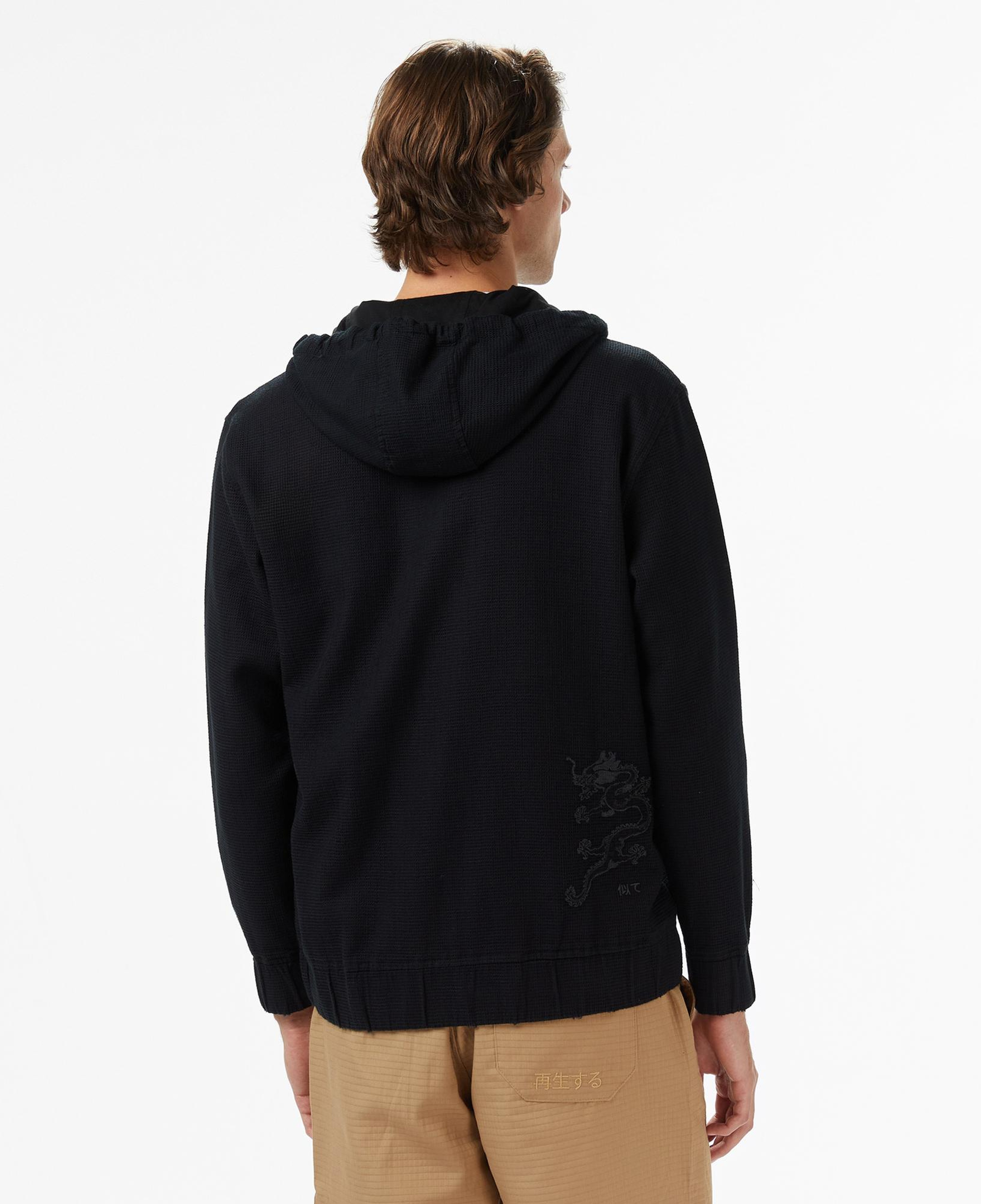 UNITED4 Erkek Siyah Hoodie