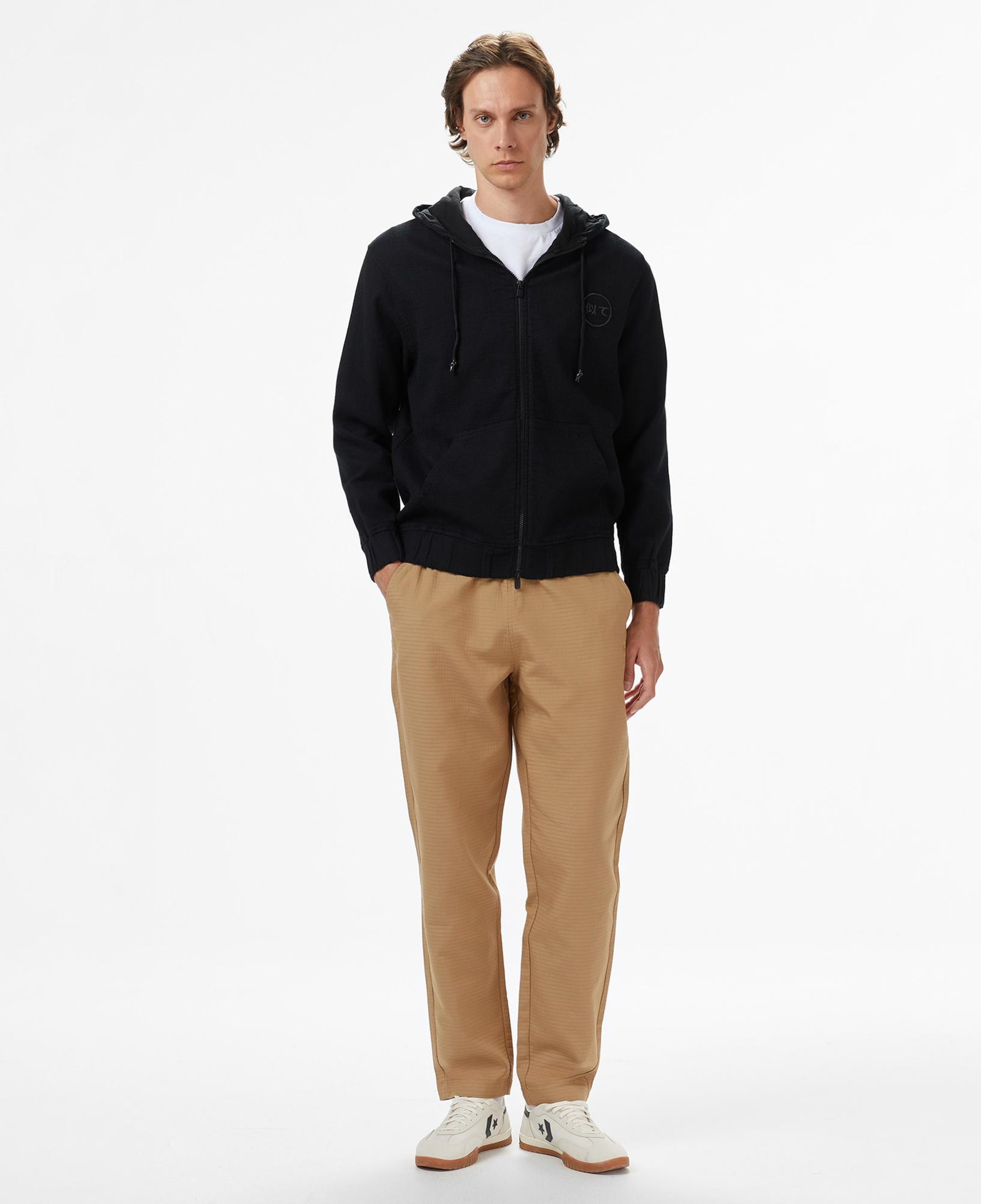 UNITED4 Erkek Siyah Hoodie